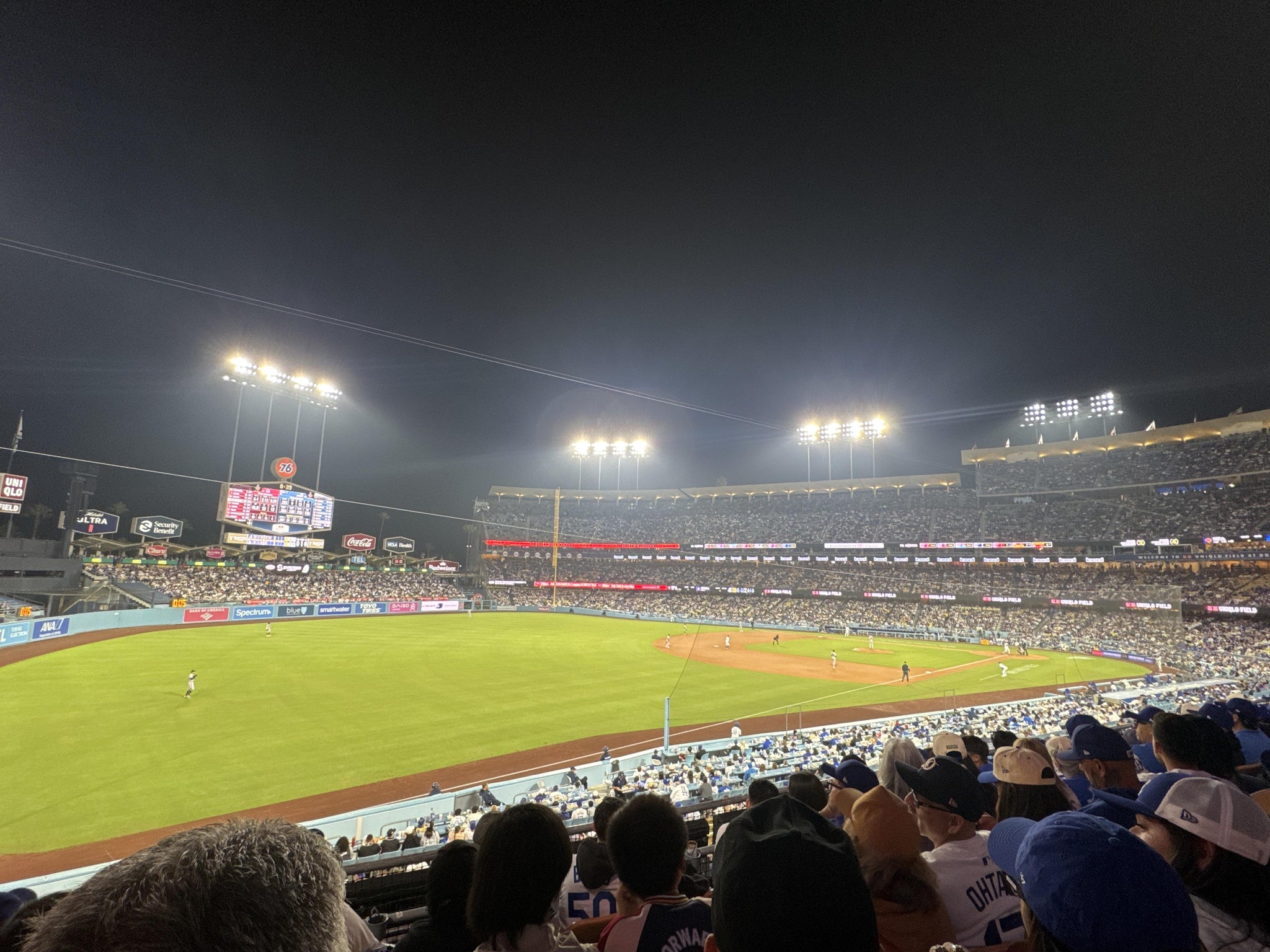 Real Fan View taken from Section 157 LG at UNIQLO Field at Dodger Stadium by Anonymous User