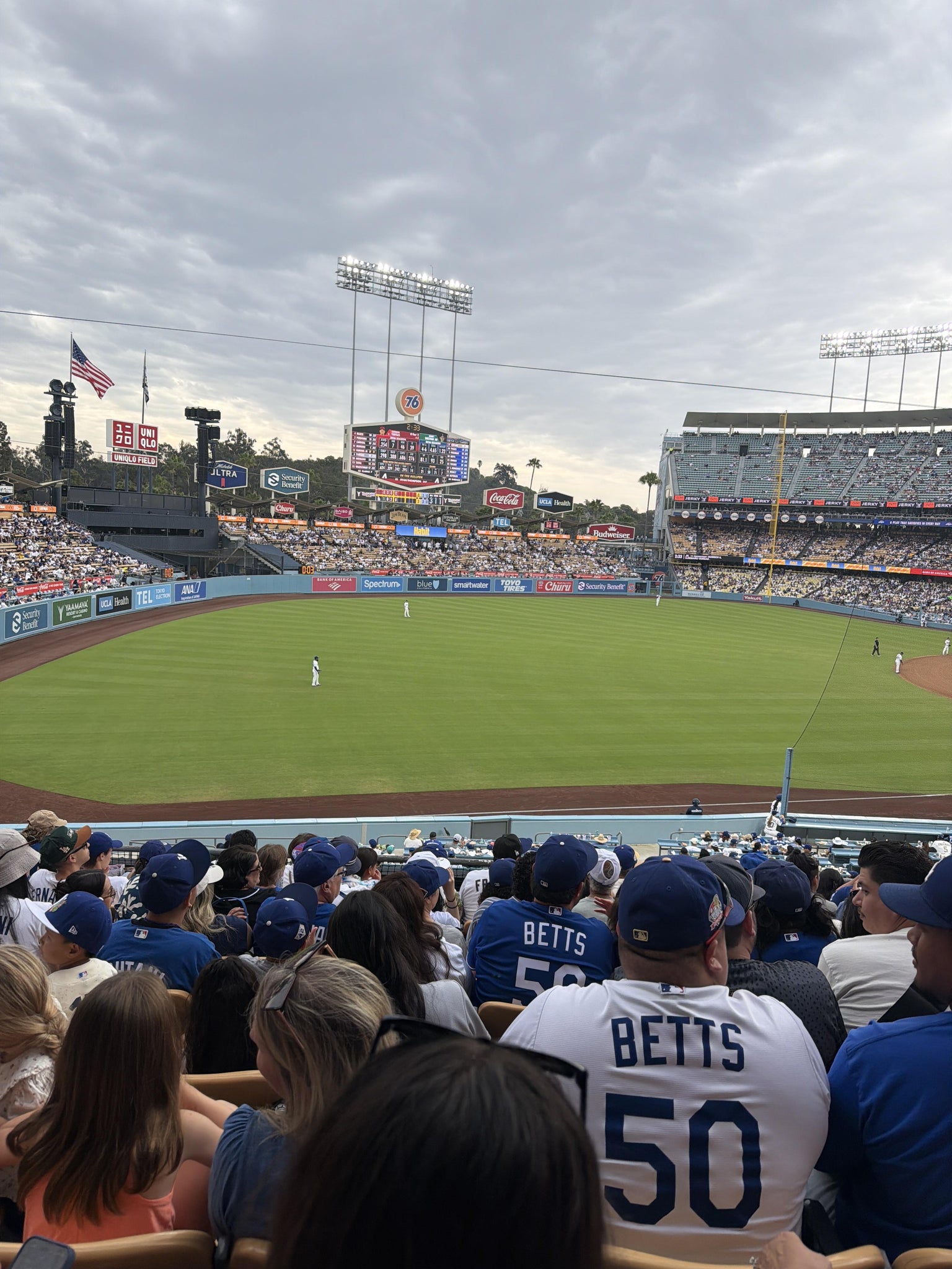 Real Fan View taken from Section 157 LG at UNIQLO Field at Dodger Stadium by Anonymous User
