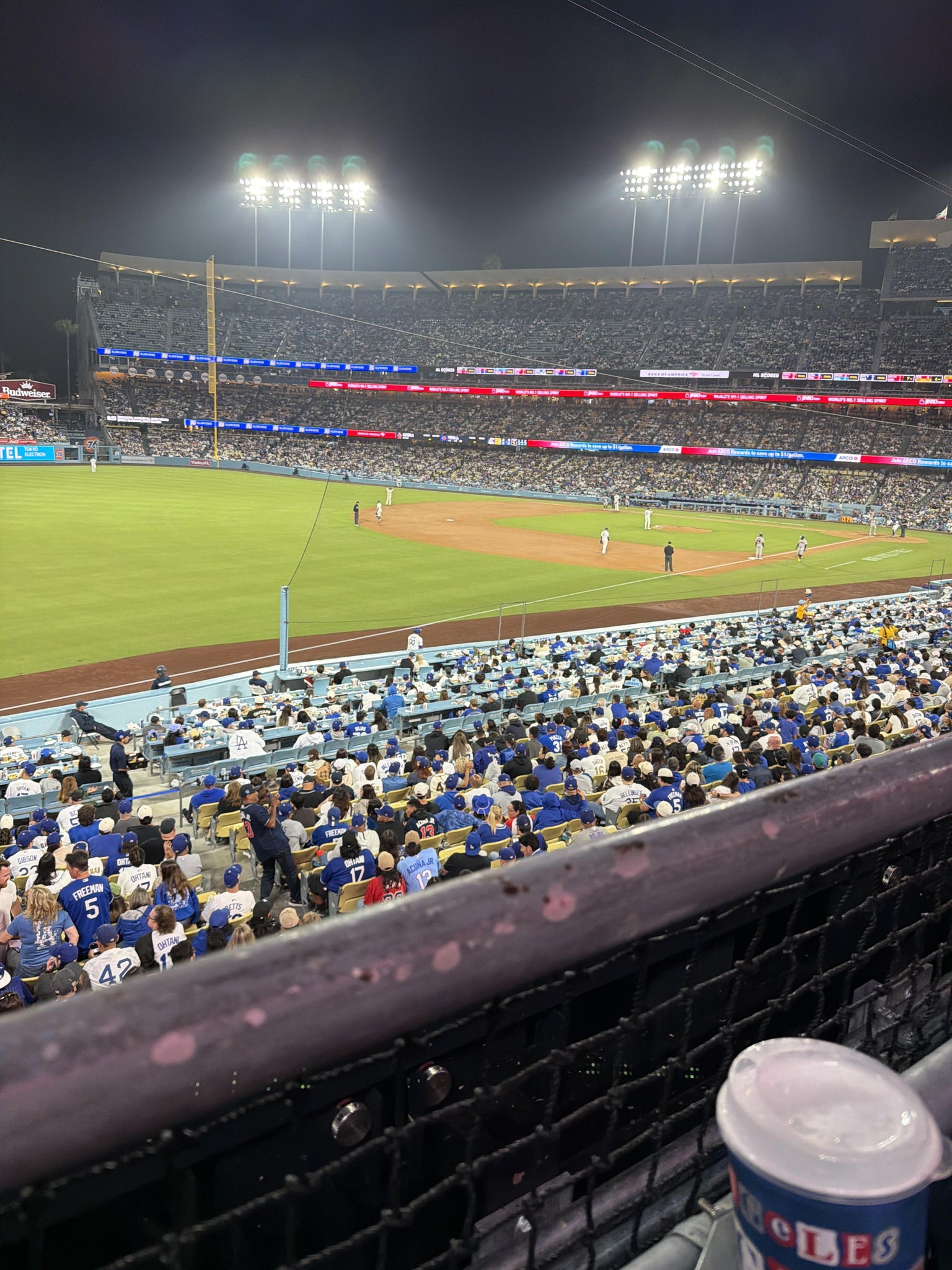 Real Fan View taken from Section 157 LG at UNIQLO Field at Dodger Stadium by Jose V