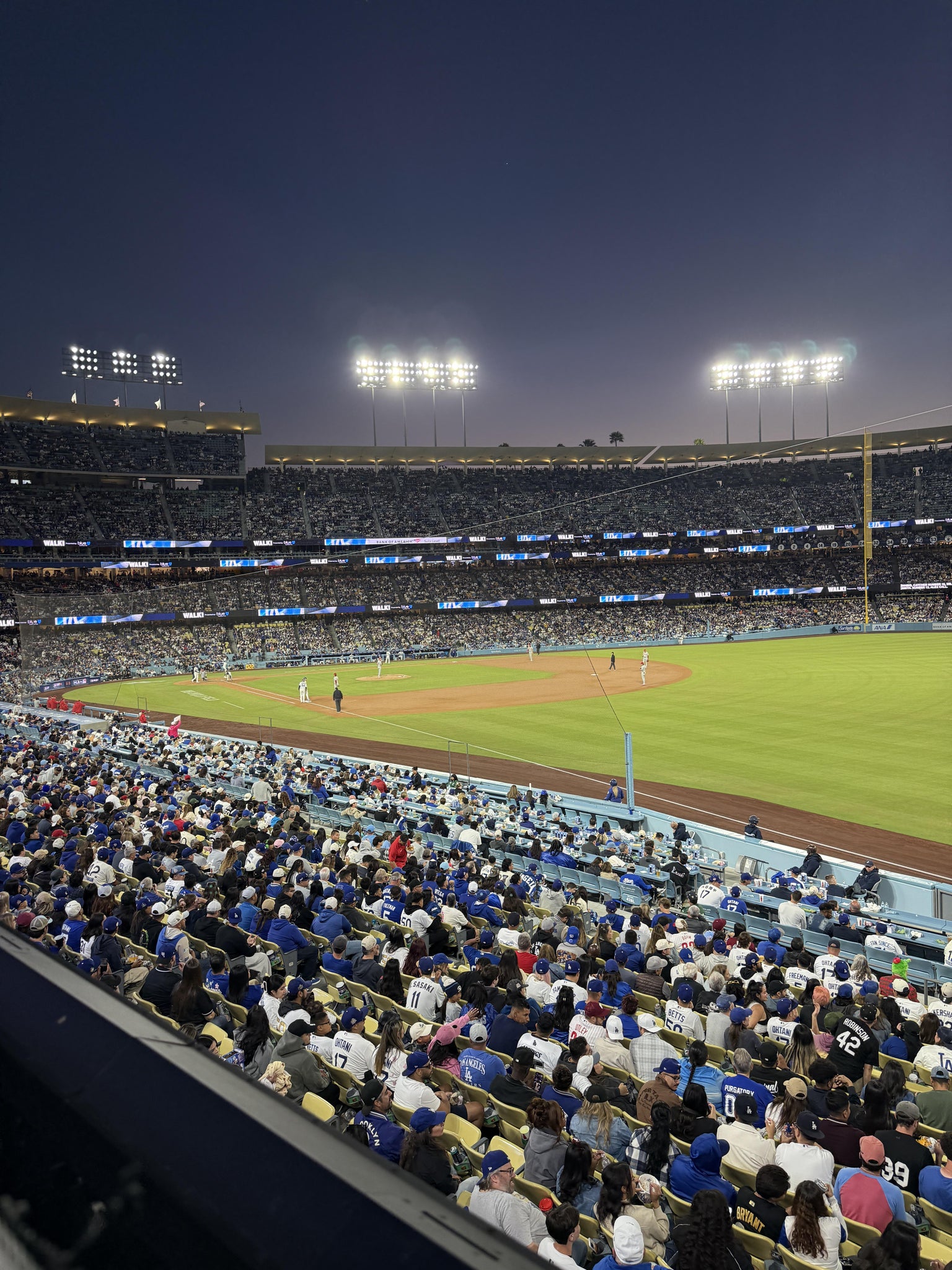 Real Fan View taken from Section 158 LG at UNIQLO Field at Dodger Stadium by Nathan B
