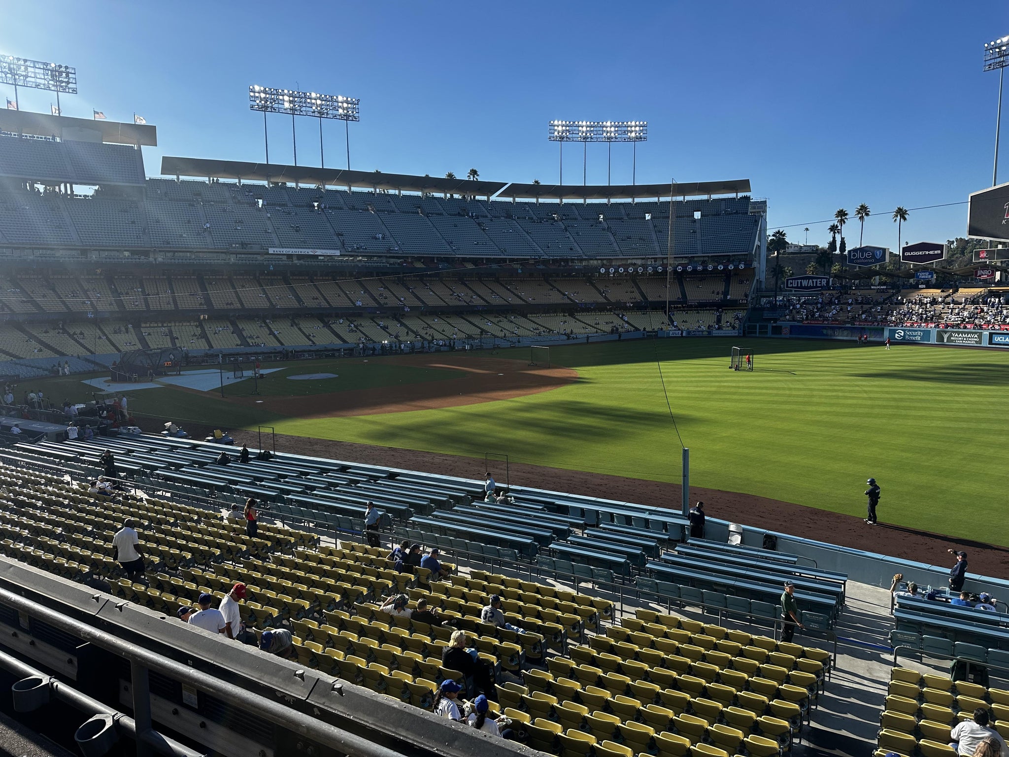Real Fan View taken from Section 158 LG at UNIQLO Field at Dodger Stadium by Juan C