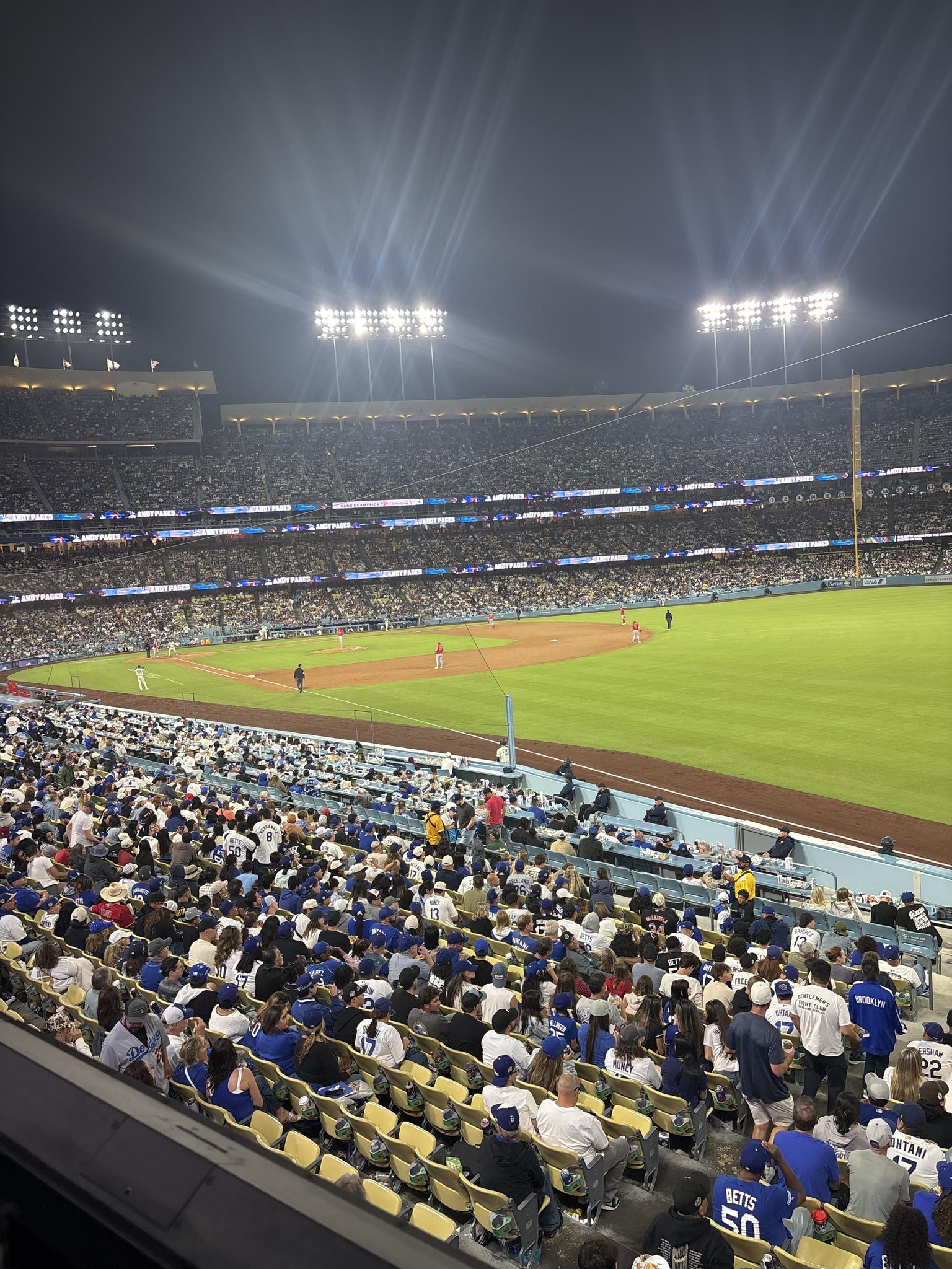 Real Fan View taken from Section 160 LG at UNIQLO Field at Dodger Stadium by Anonymous User