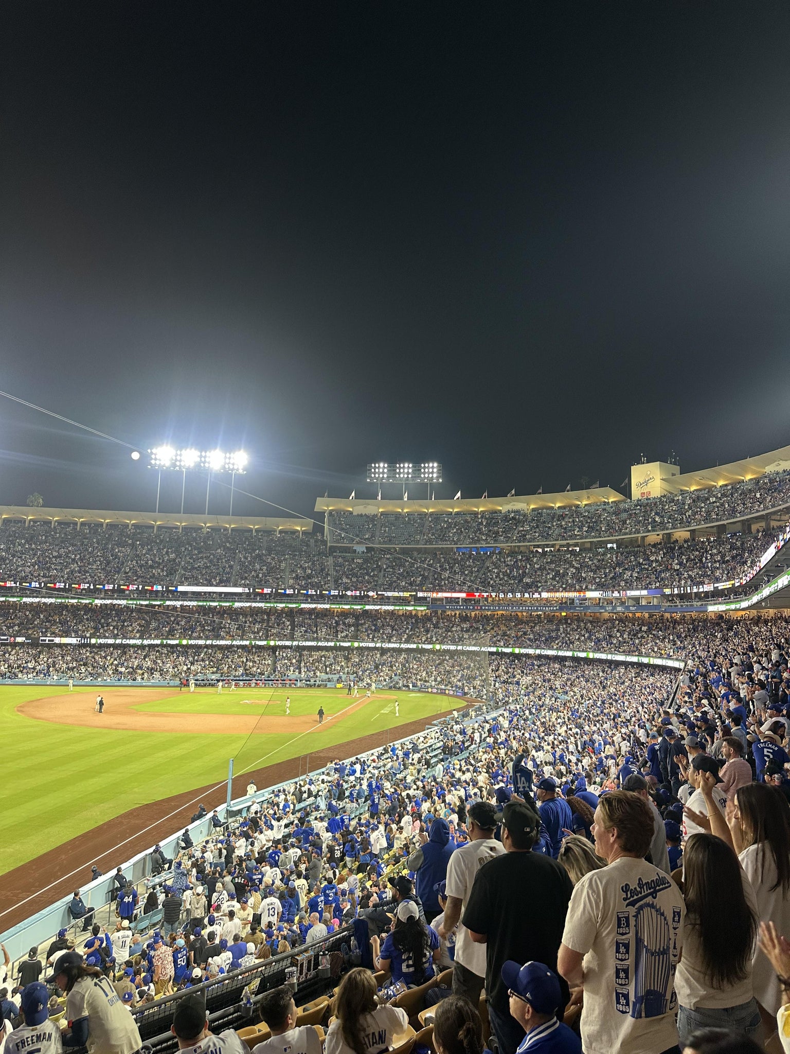 Real Fan View taken from Section 161 LG at UNIQLO Field at Dodger Stadium by Drew L