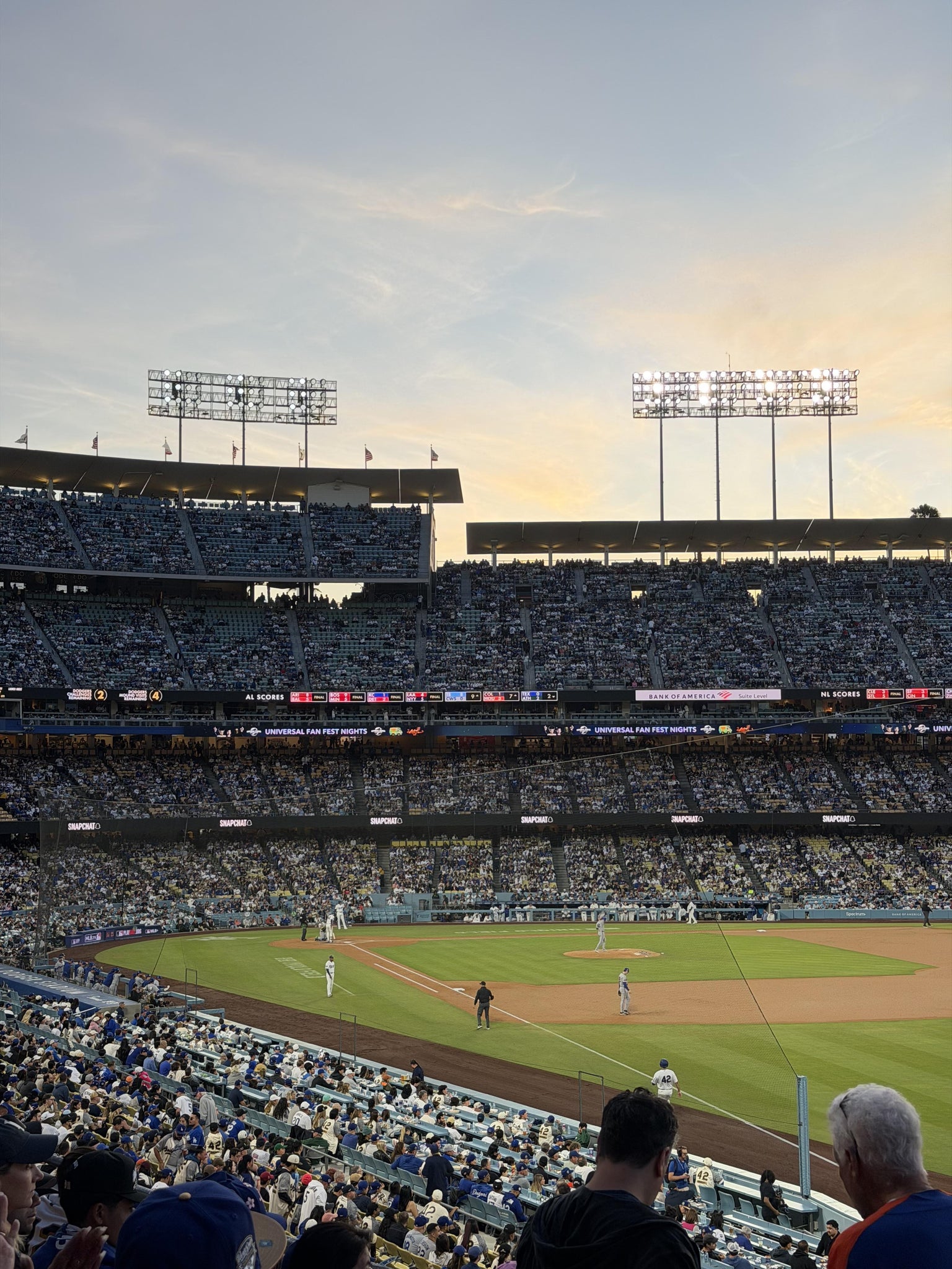 Real Fan View taken from Section 162 LG at UNIQLO Field at Dodger Stadium by Genesis G