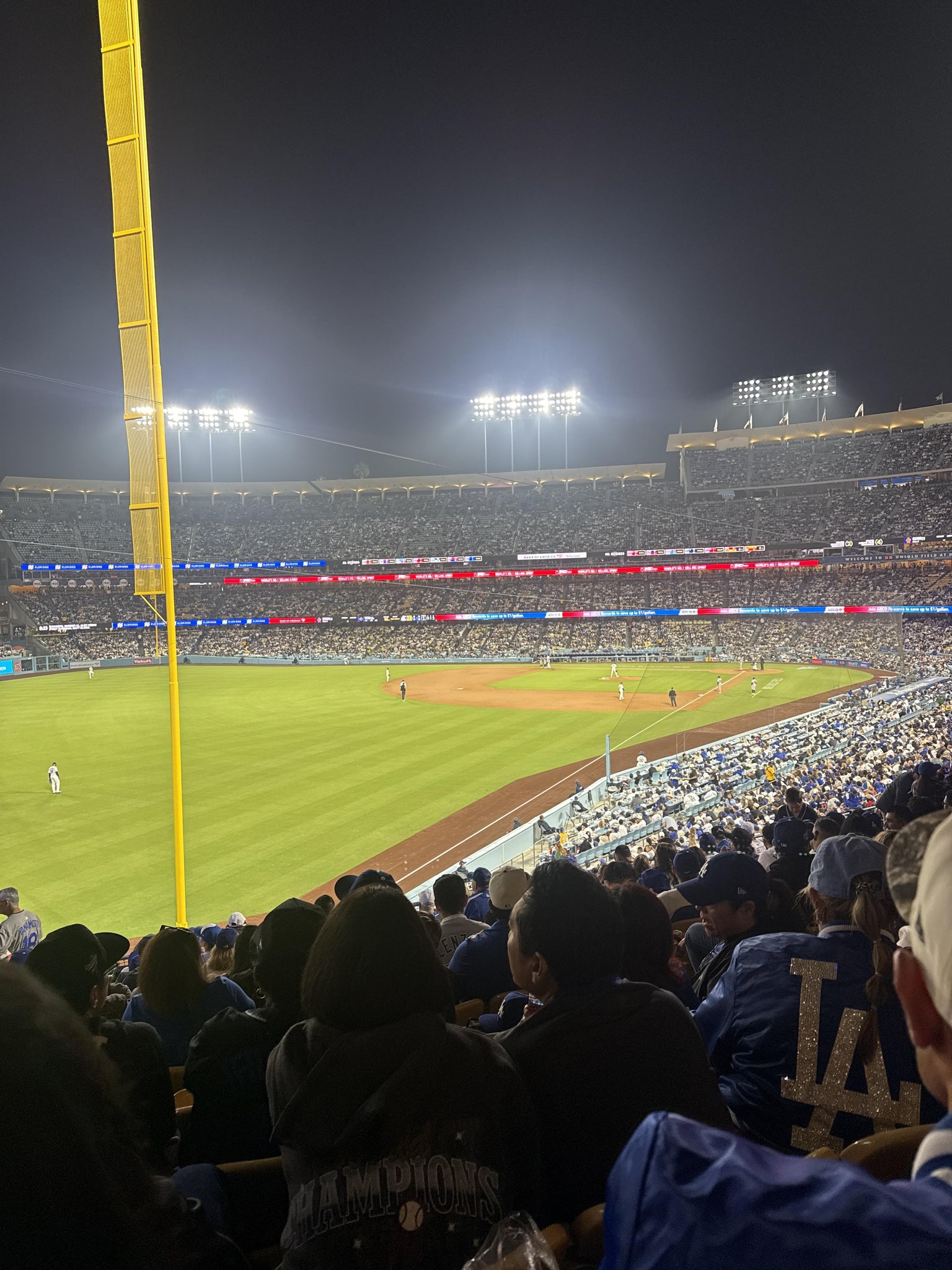 Real Fan View taken from Section 163 LG at UNIQLO Field at Dodger Stadium by Christopher A