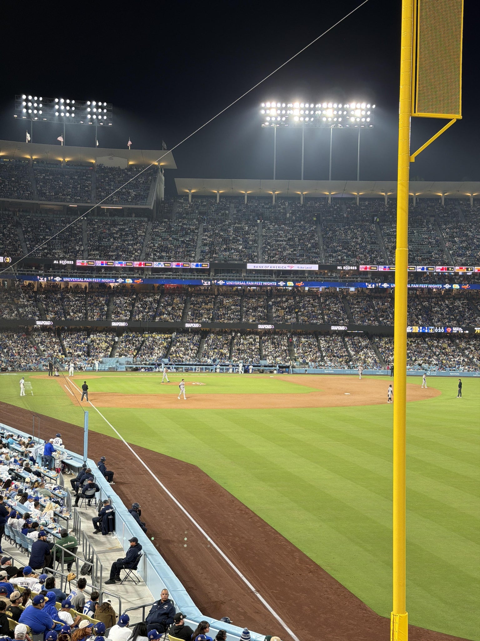 Real Fan View taken from Section 164 LG at UNIQLO Field at Dodger Stadium by Michelle L