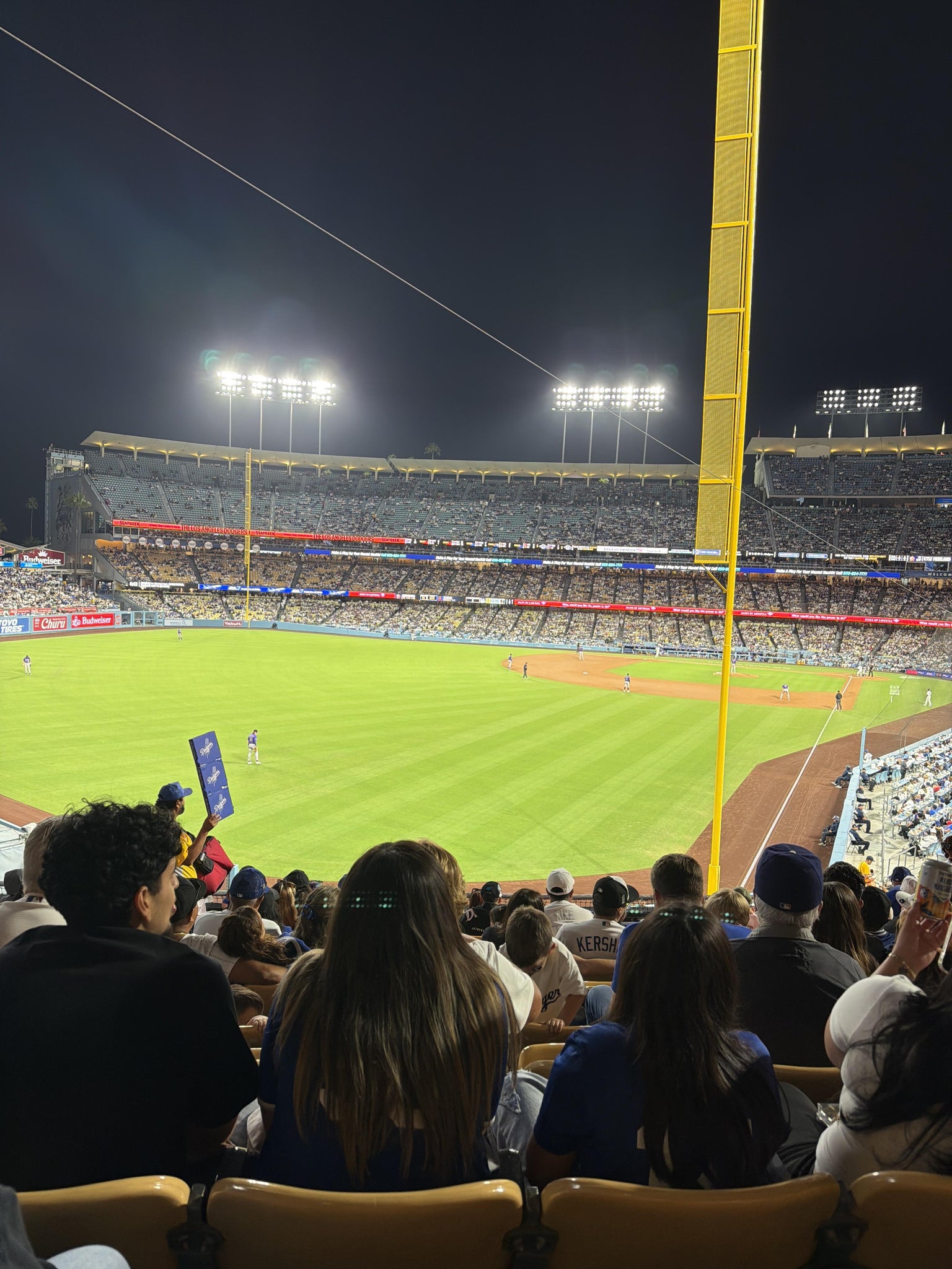 Real Fan View taken from Section 165 LG at UNIQLO Field at Dodger Stadium by Janell C