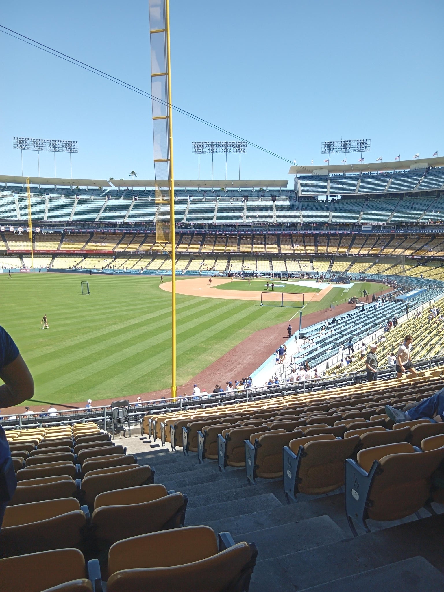 Real Fan View taken from Section 165 LG at UNIQLO Field at Dodger Stadium by Andrea M