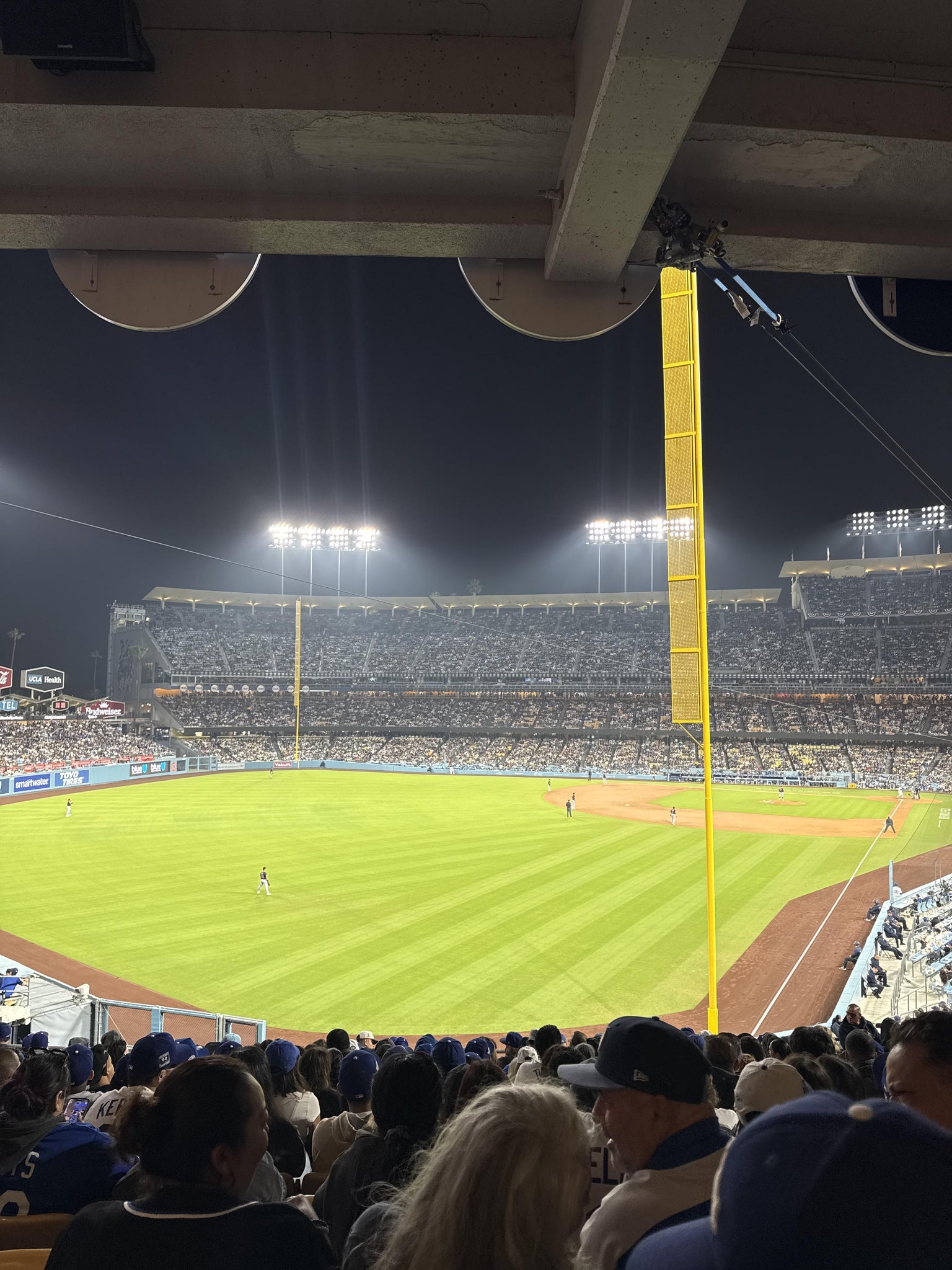 Real Fan View taken from Section 165 LG at UNIQLO Field at Dodger Stadium by Jesus M