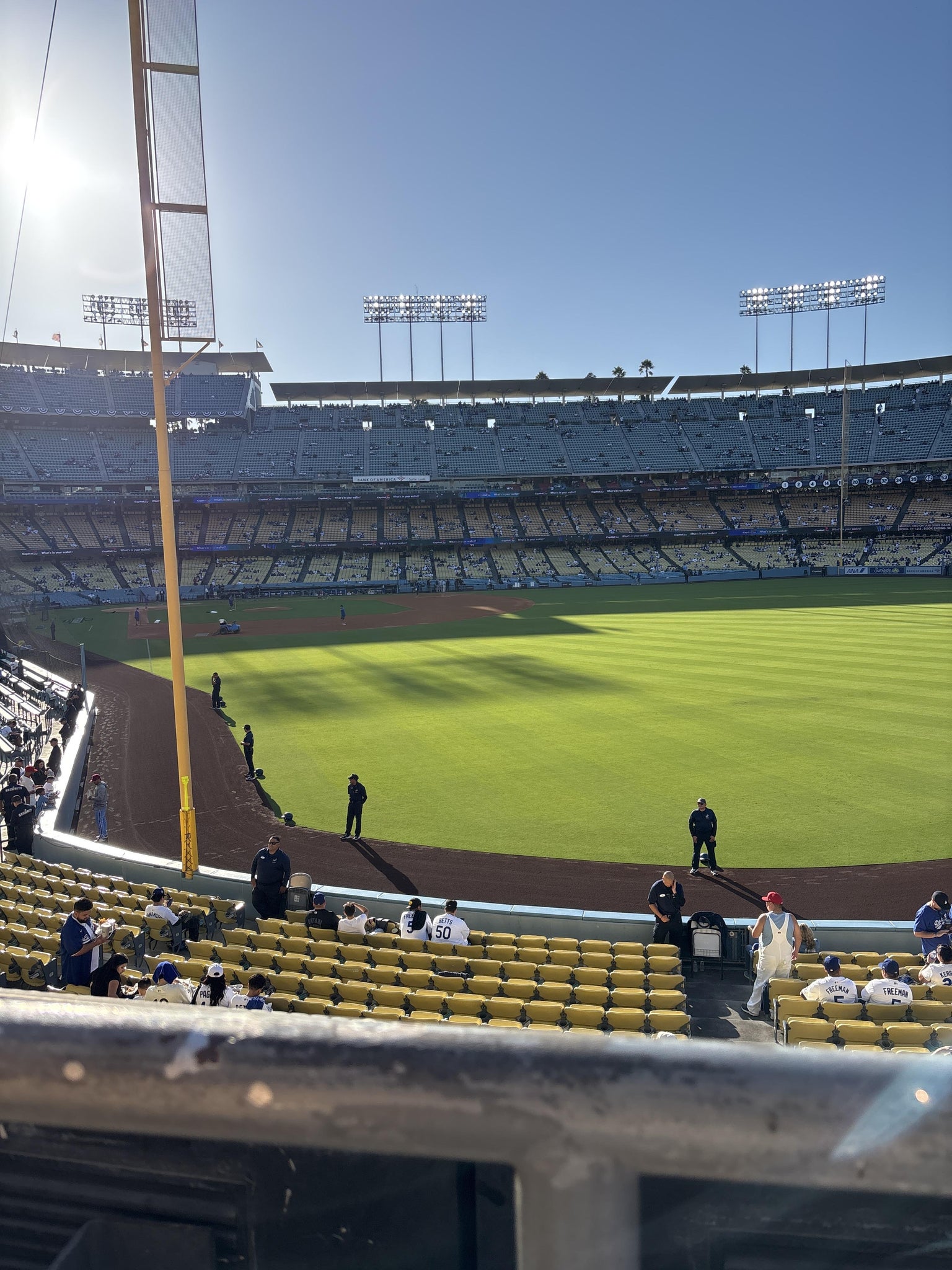 Real Fan View taken from Section 166 LG at UNIQLO Field at Dodger Stadium by Armando A