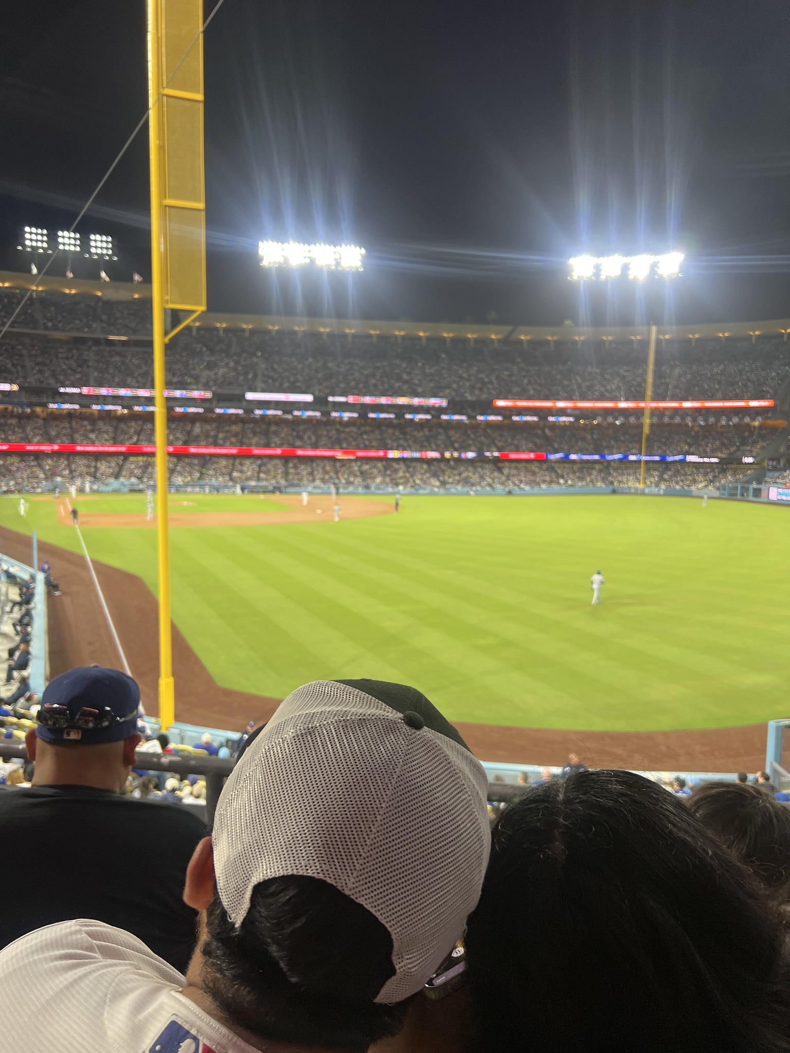 Real Fan View taken from Section 166 LG at UNIQLO Field at Dodger Stadium by Erika M