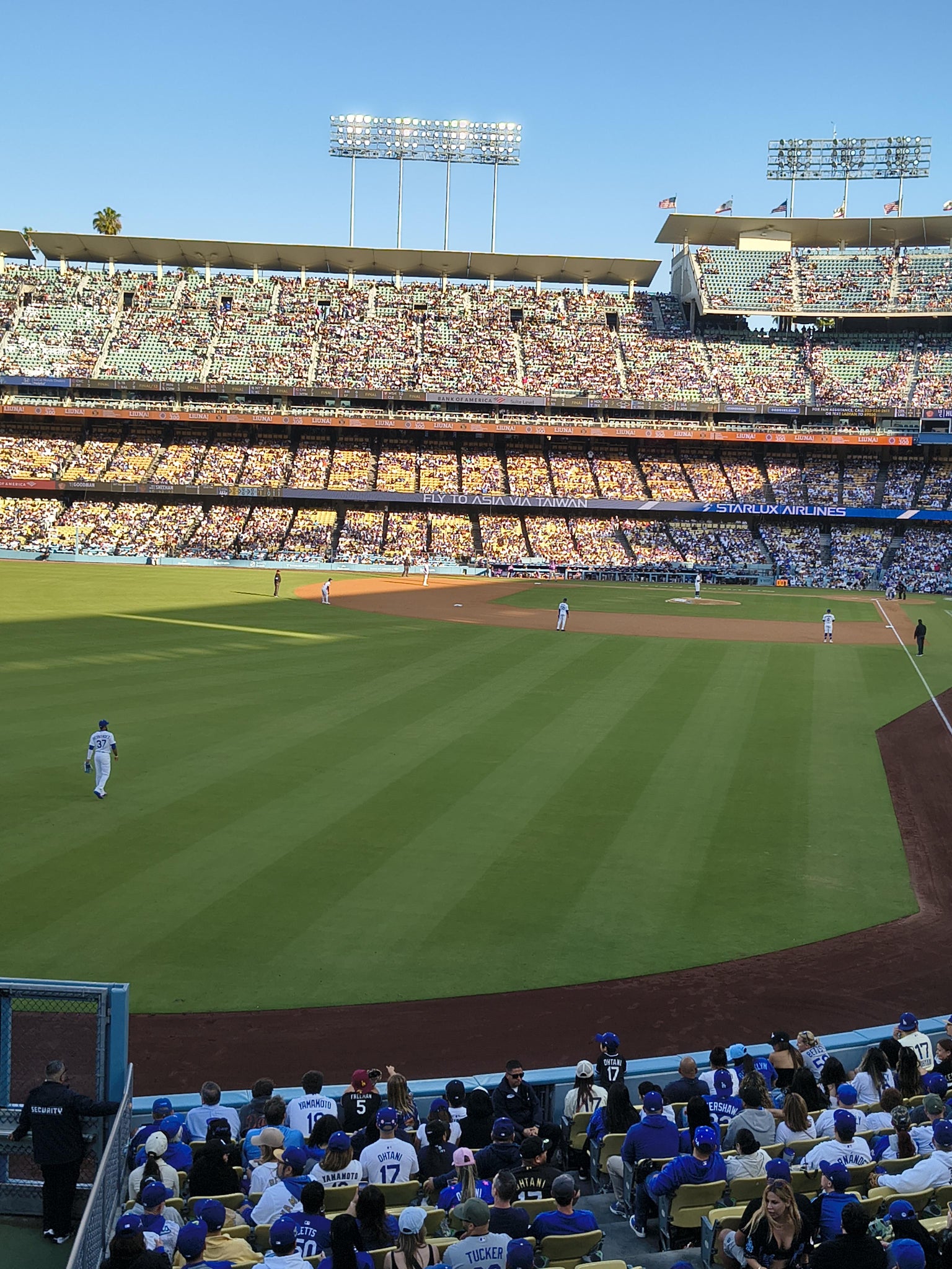 Real Fan View taken from Section 167 LG at UNIQLO Field at Dodger Stadium by Alfonso A