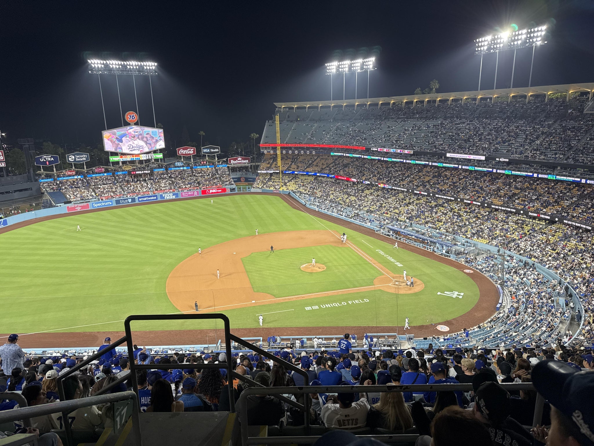 Real Fan View taken from Section 17 RS at UNIQLO Field at Dodger Stadium by Yuji O