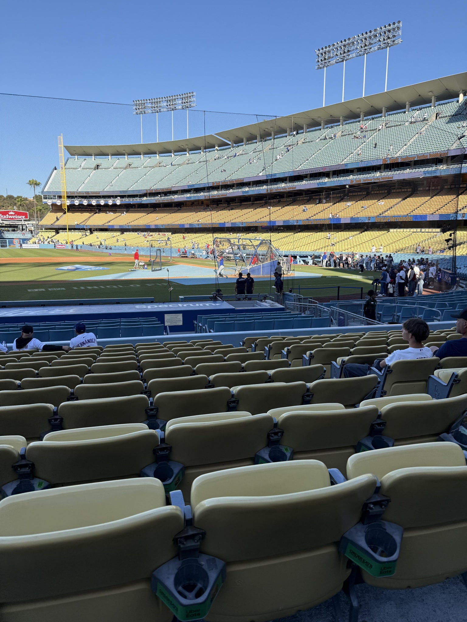 Real Fan View taken from Section 19 FD at UNIQLO Field at Dodger Stadium by Roberta E