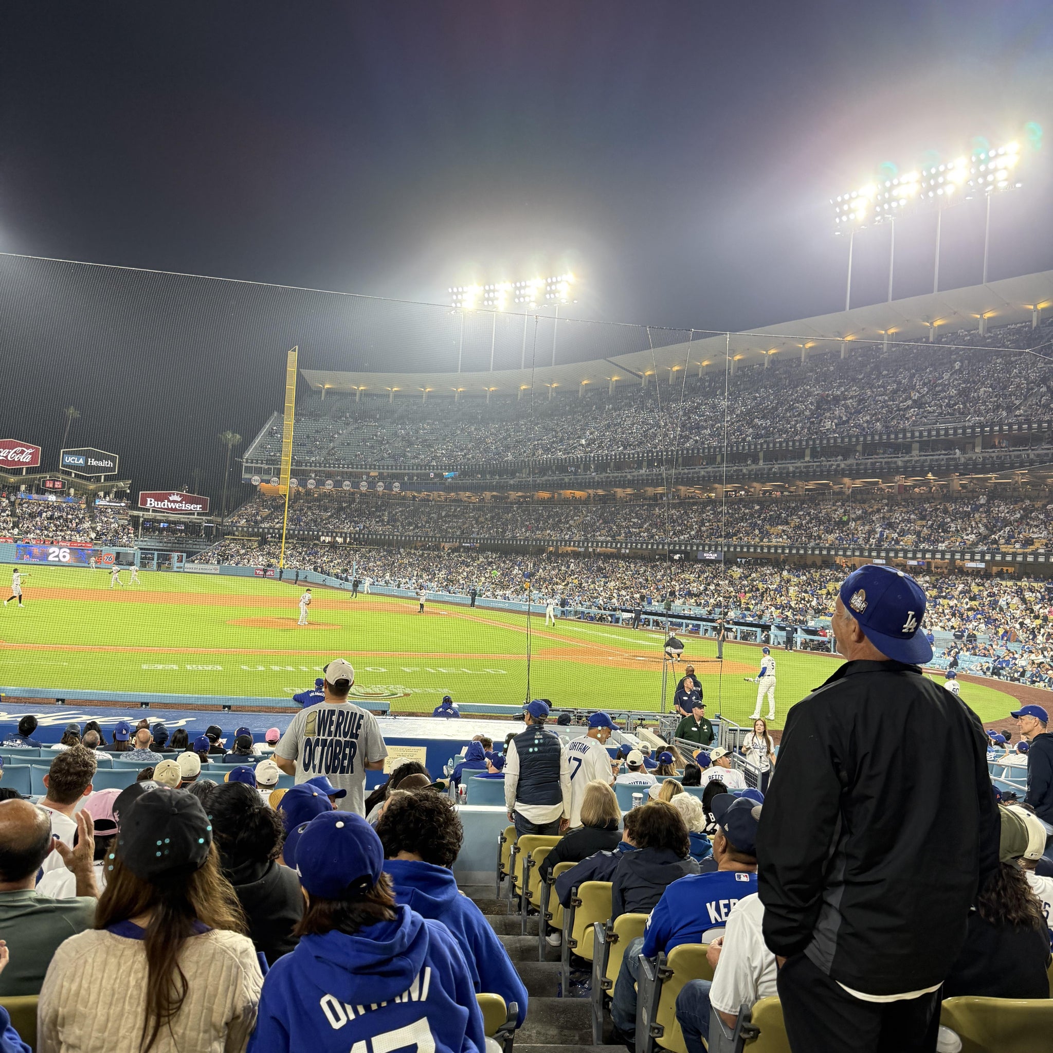 Real Fan View taken from Section 19 FD at UNIQLO Field at Dodger Stadium by Kasey T