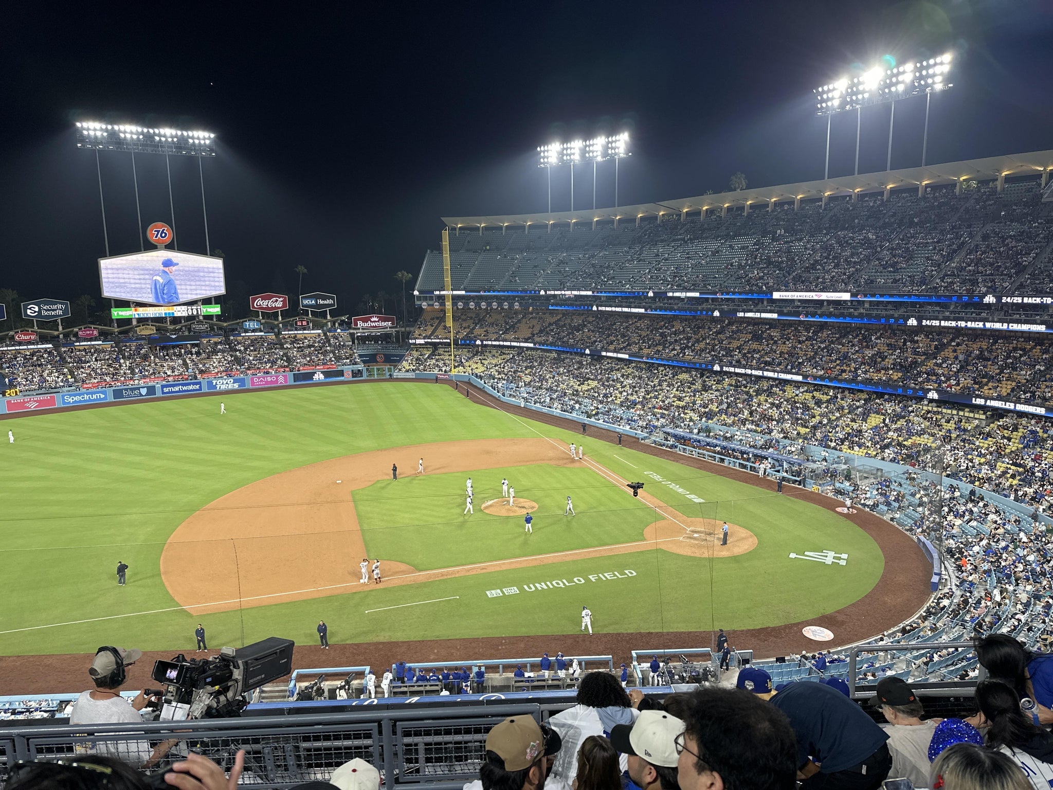 Real Fan View taken from Section 19 RS at UNIQLO Field at Dodger Stadium by Joy D