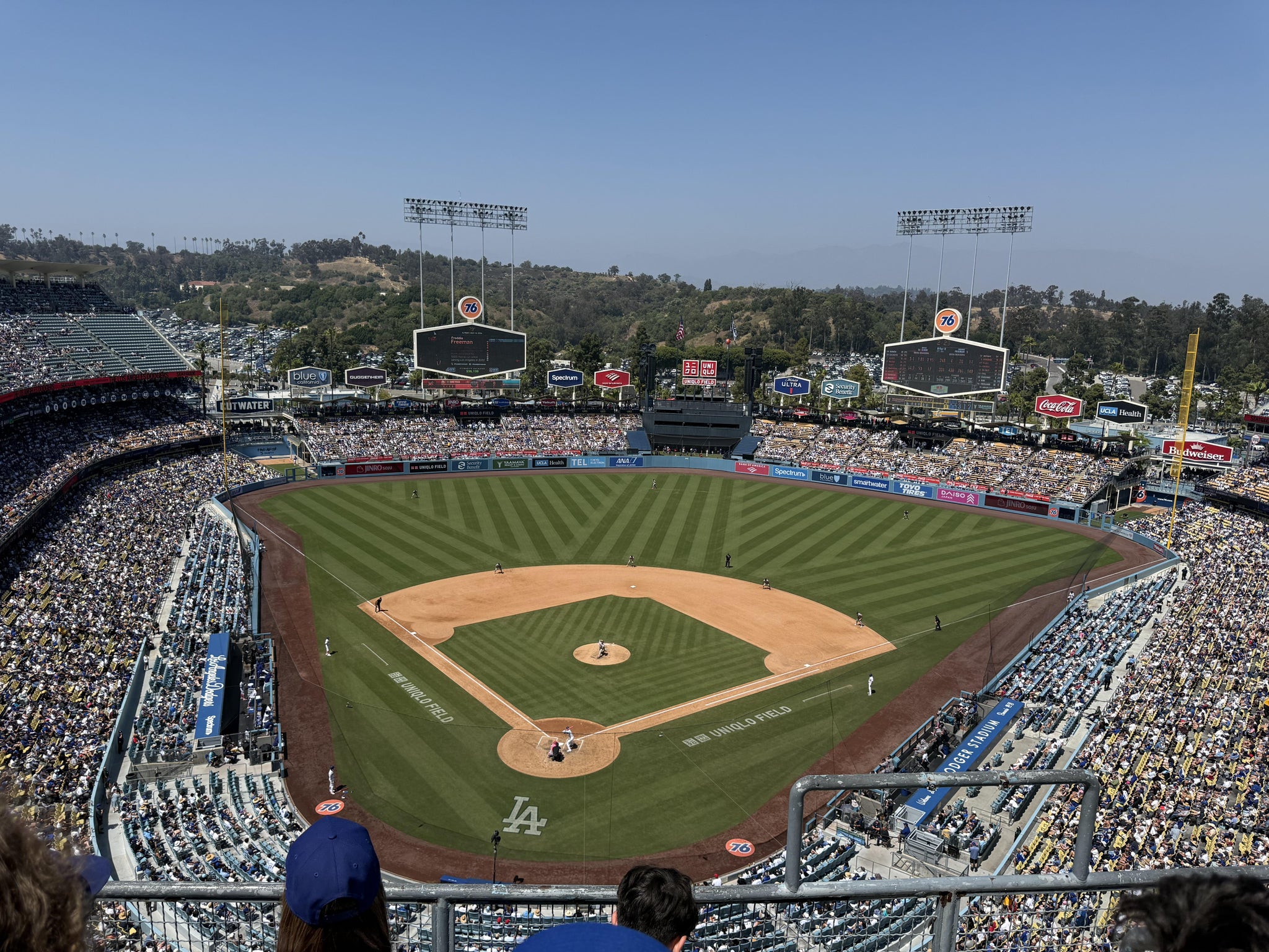 Real Fan View taken from Section 2 TD at UNIQLO Field at Dodger Stadium by Anonymous User