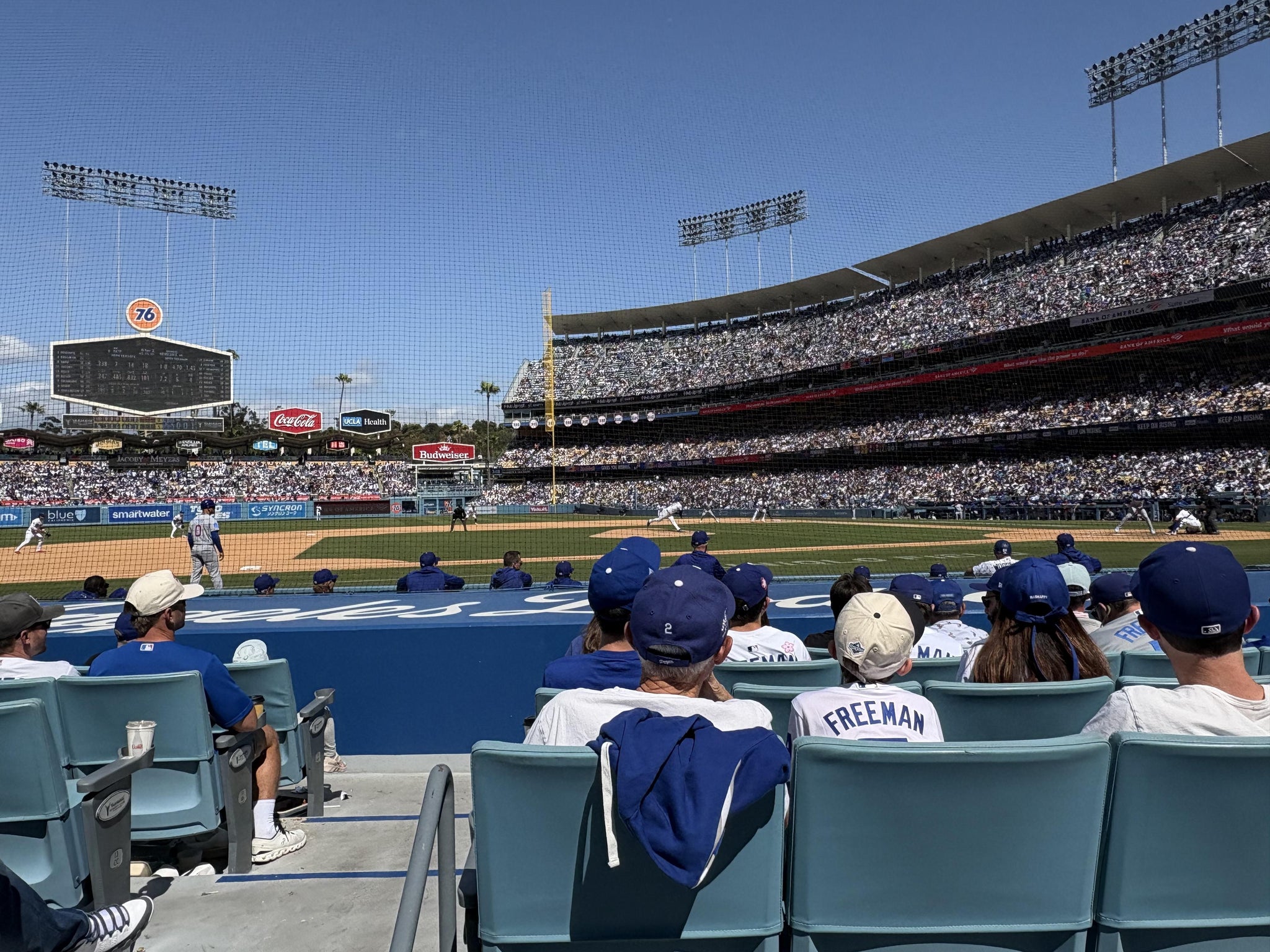 Real Fan View taken from Section 21 FD at UNIQLO Field at Dodger Stadium by Anonymous User