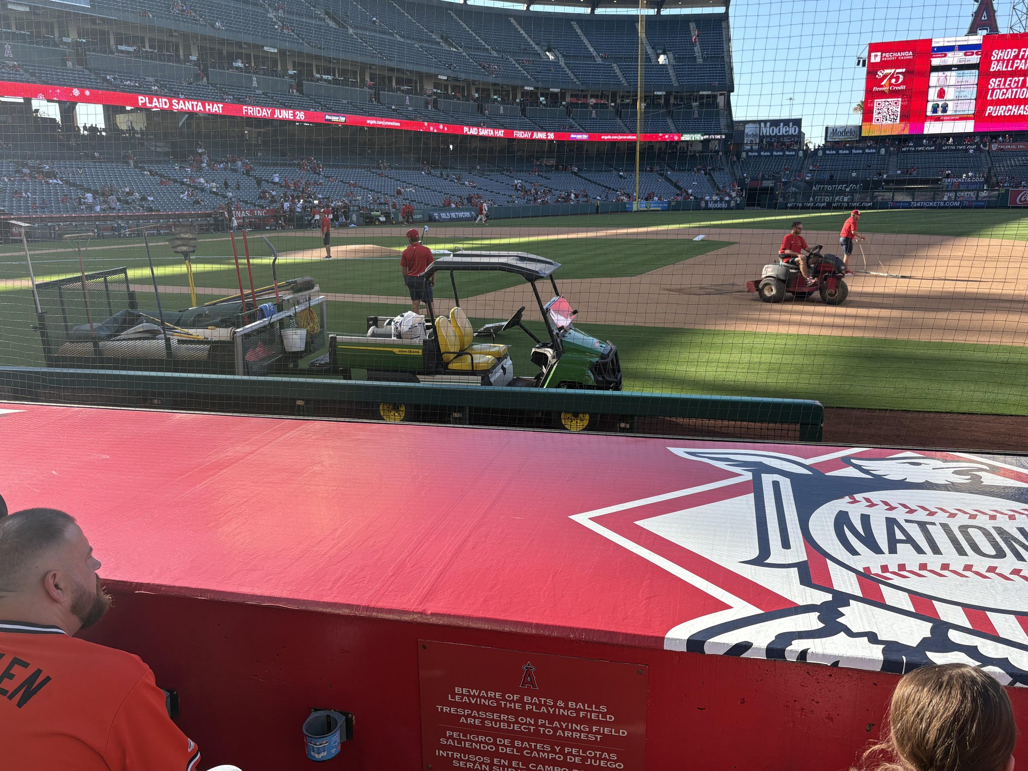 Real Fan View taken from Section 22 FD at UNIQLO Field at Dodger Stadium by Ken L