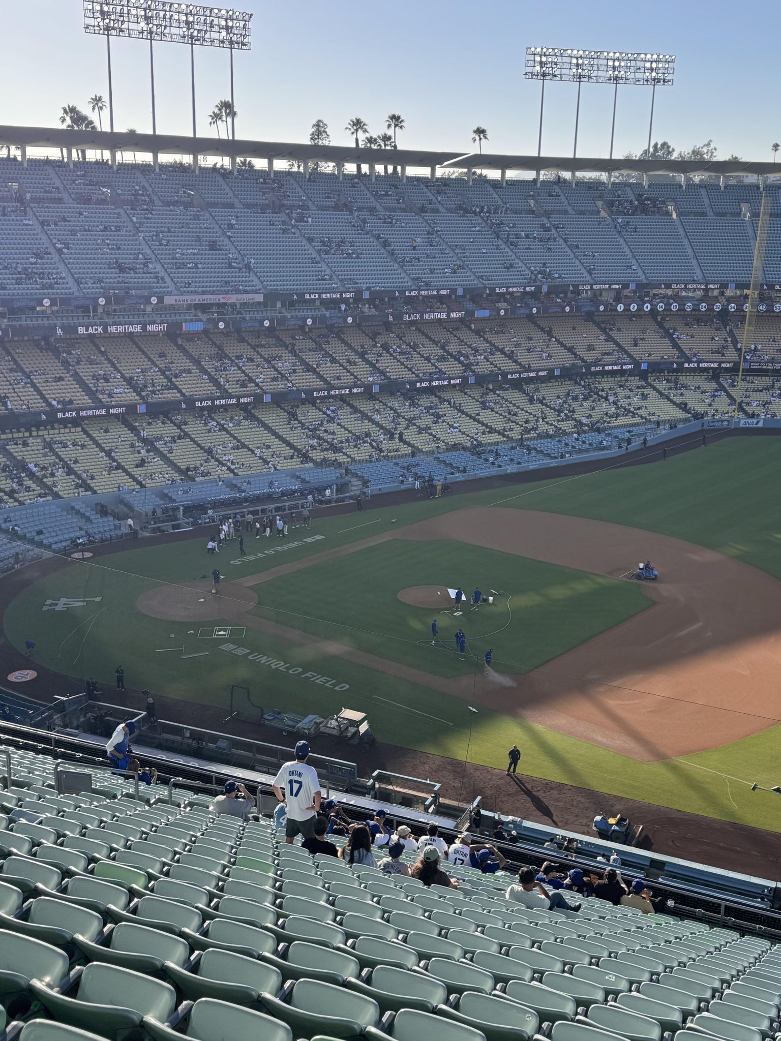 Real Fan View taken from Section 22 RS at UNIQLO Field at Dodger Stadium by Simon S