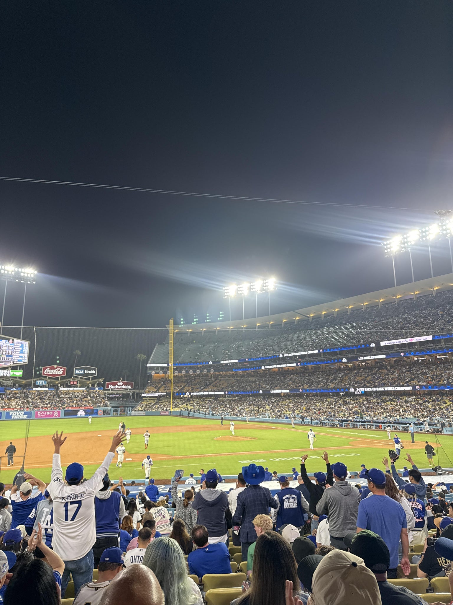 Real Fan View taken from Section 23 FD at UNIQLO Field at Dodger Stadium by Gracie P