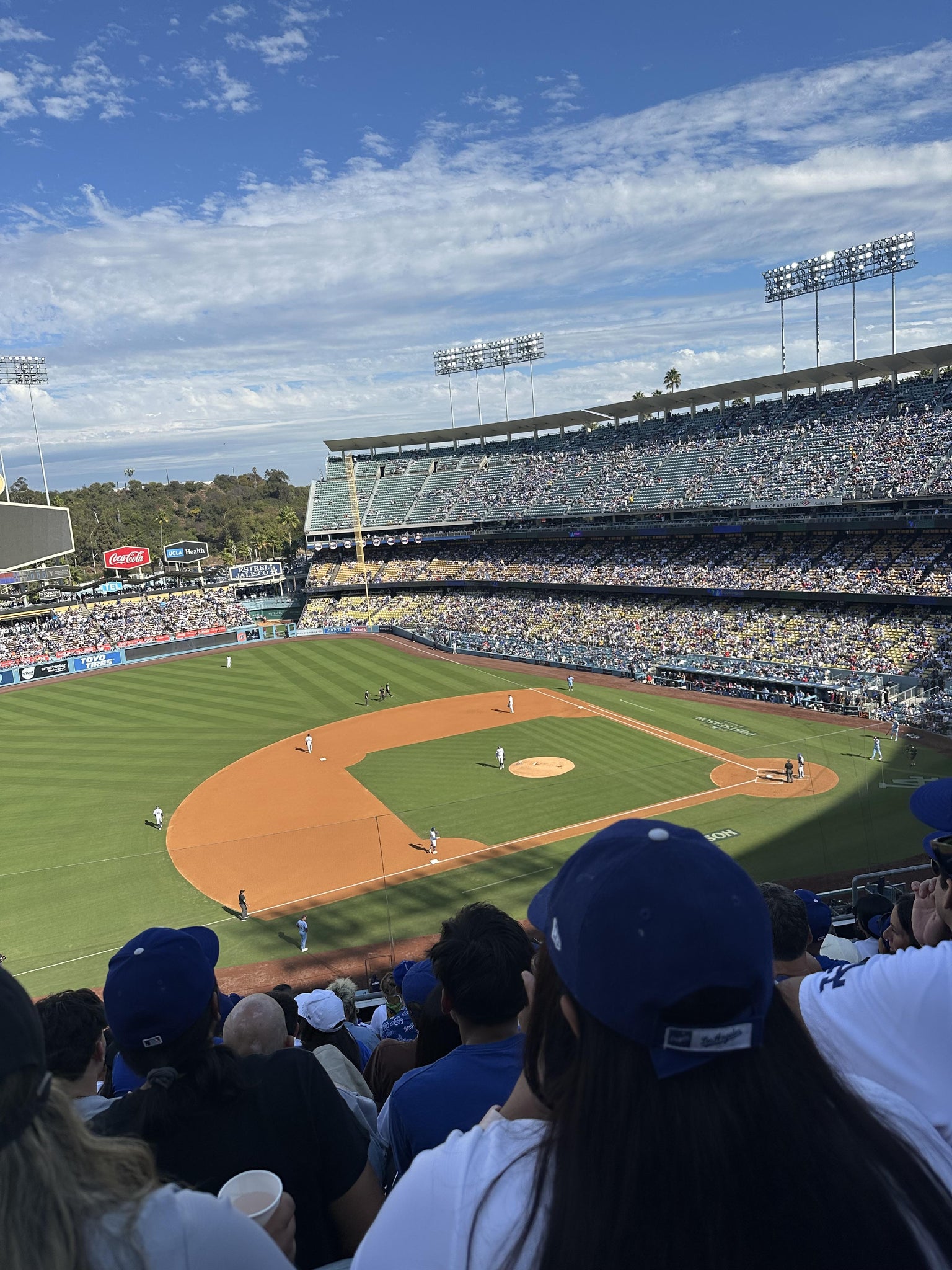 Real Fan View taken from Section 23 RS at UNIQLO Field at Dodger Stadium by Katie T