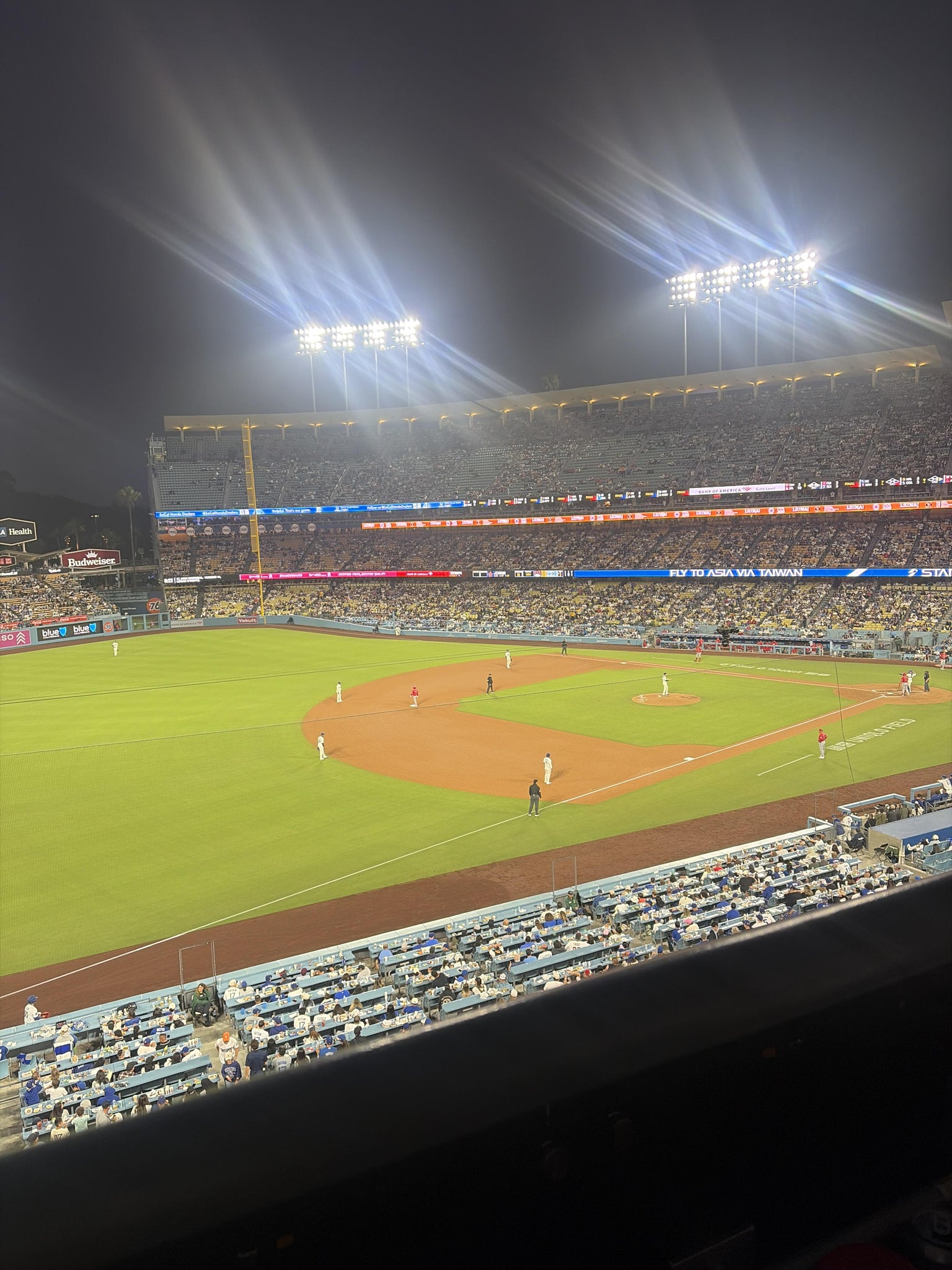 Real Fan View taken from Section 235 CL at UNIQLO Field at Dodger Stadium by Jazmin C