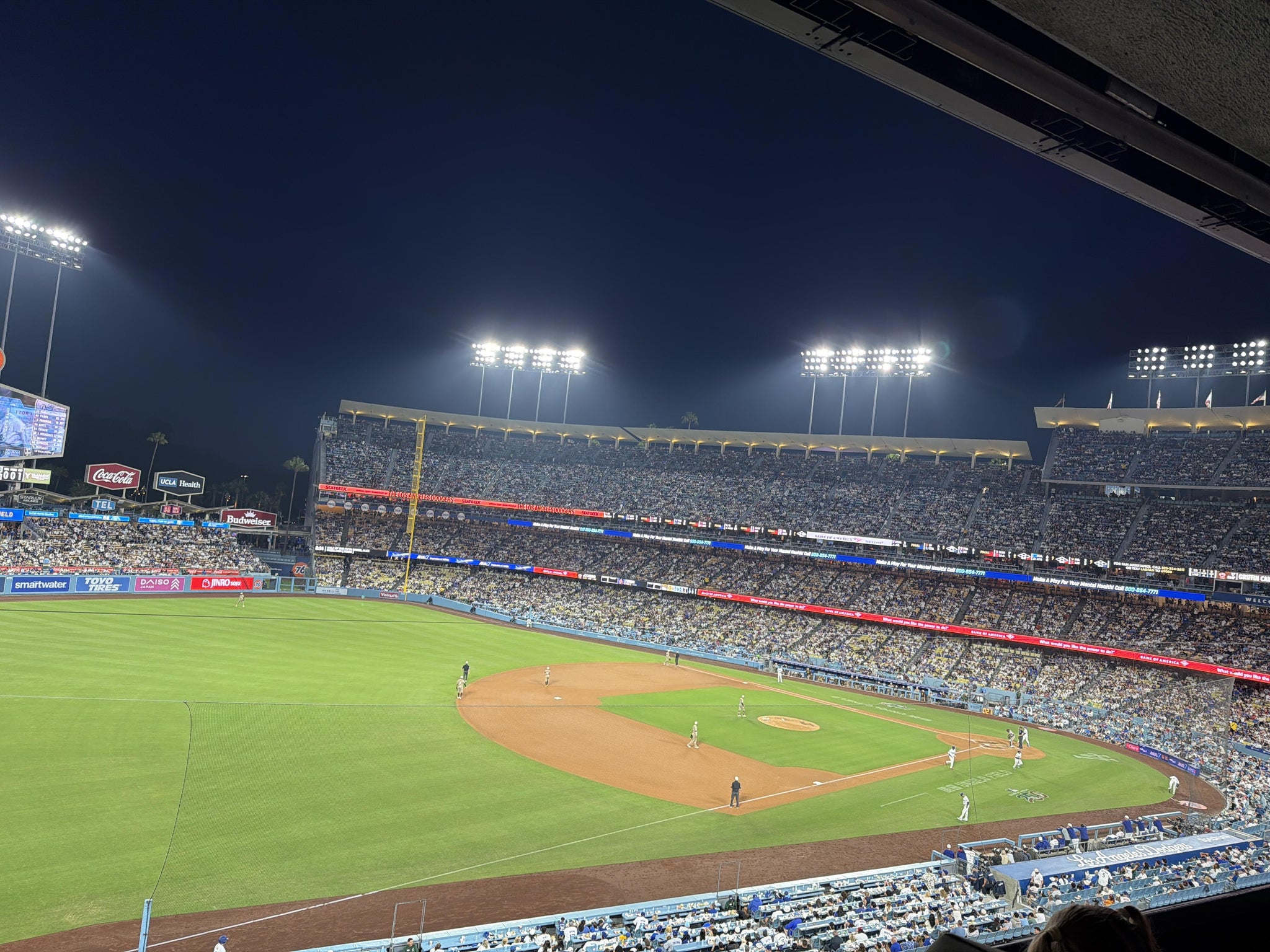 Real Fan View taken from Section 237 CL at UNIQLO Field at Dodger Stadium by Victor F
