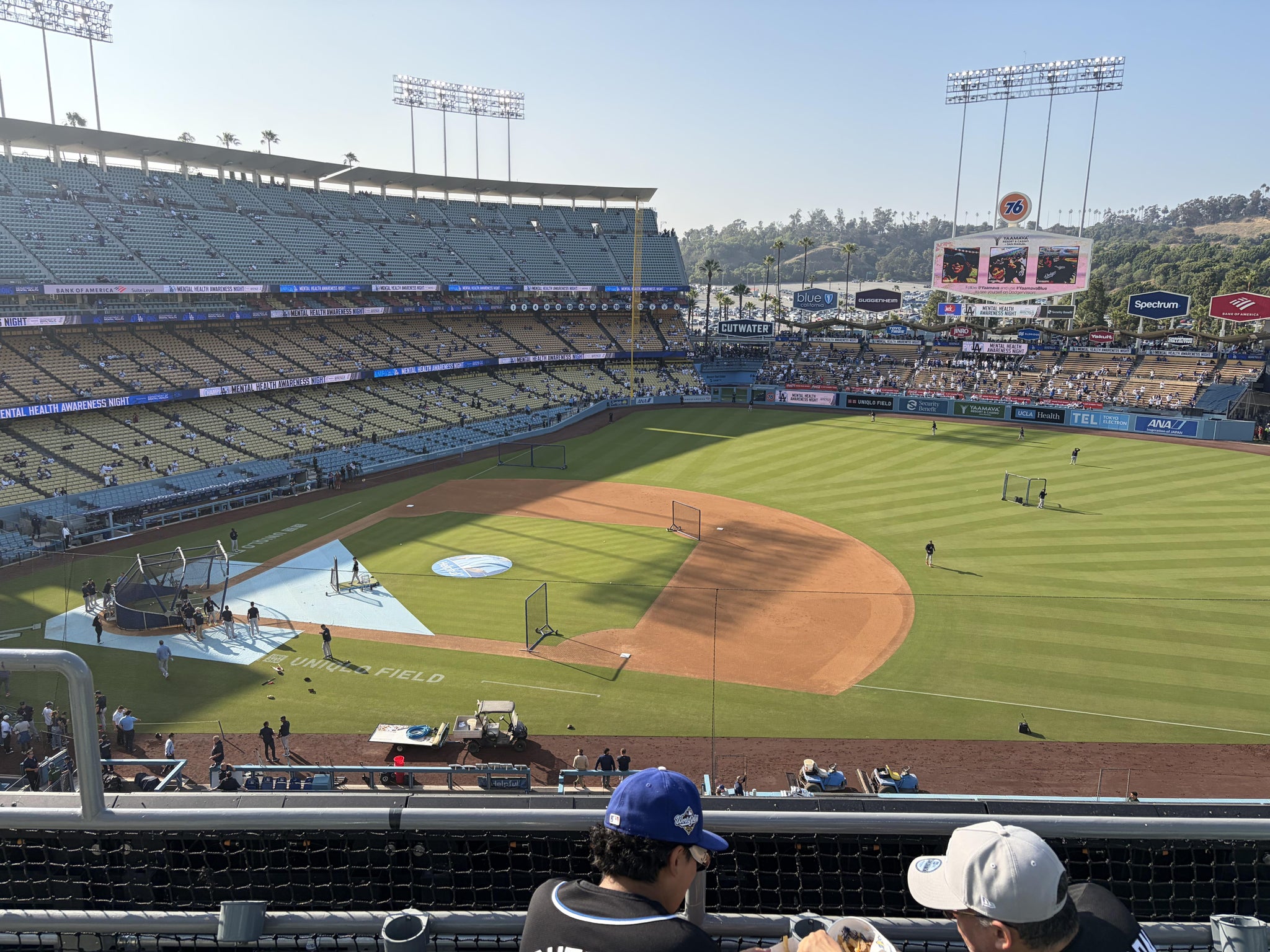 Real Fan View taken from Section 24 RS at UNIQLO Field at Dodger Stadium by Esteban D