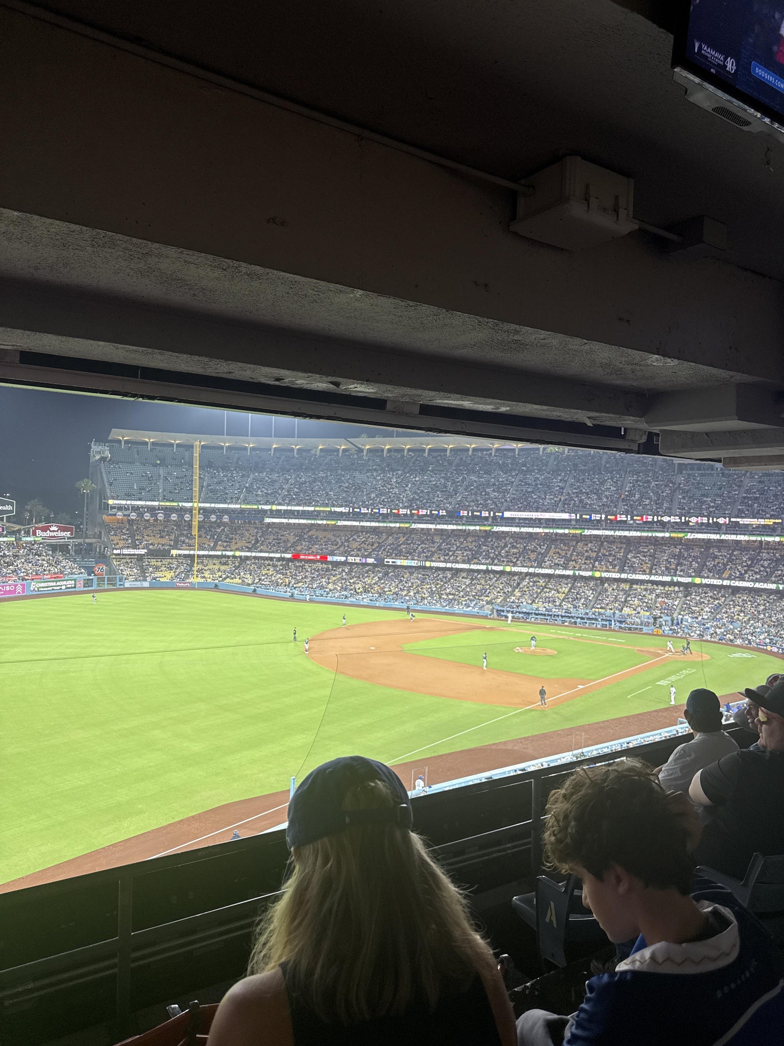 Real Fan View taken from Section 241 CL at UNIQLO Field at Dodger Stadium by Joseph D