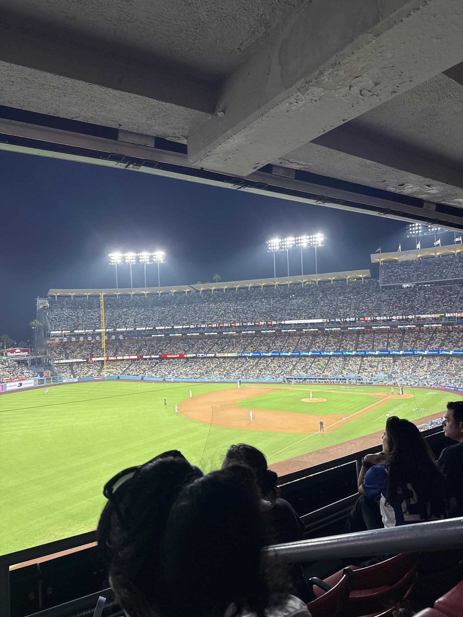 Real Fan View taken from Section 243 CL at UNIQLO Field at Dodger Stadium by Adrian F