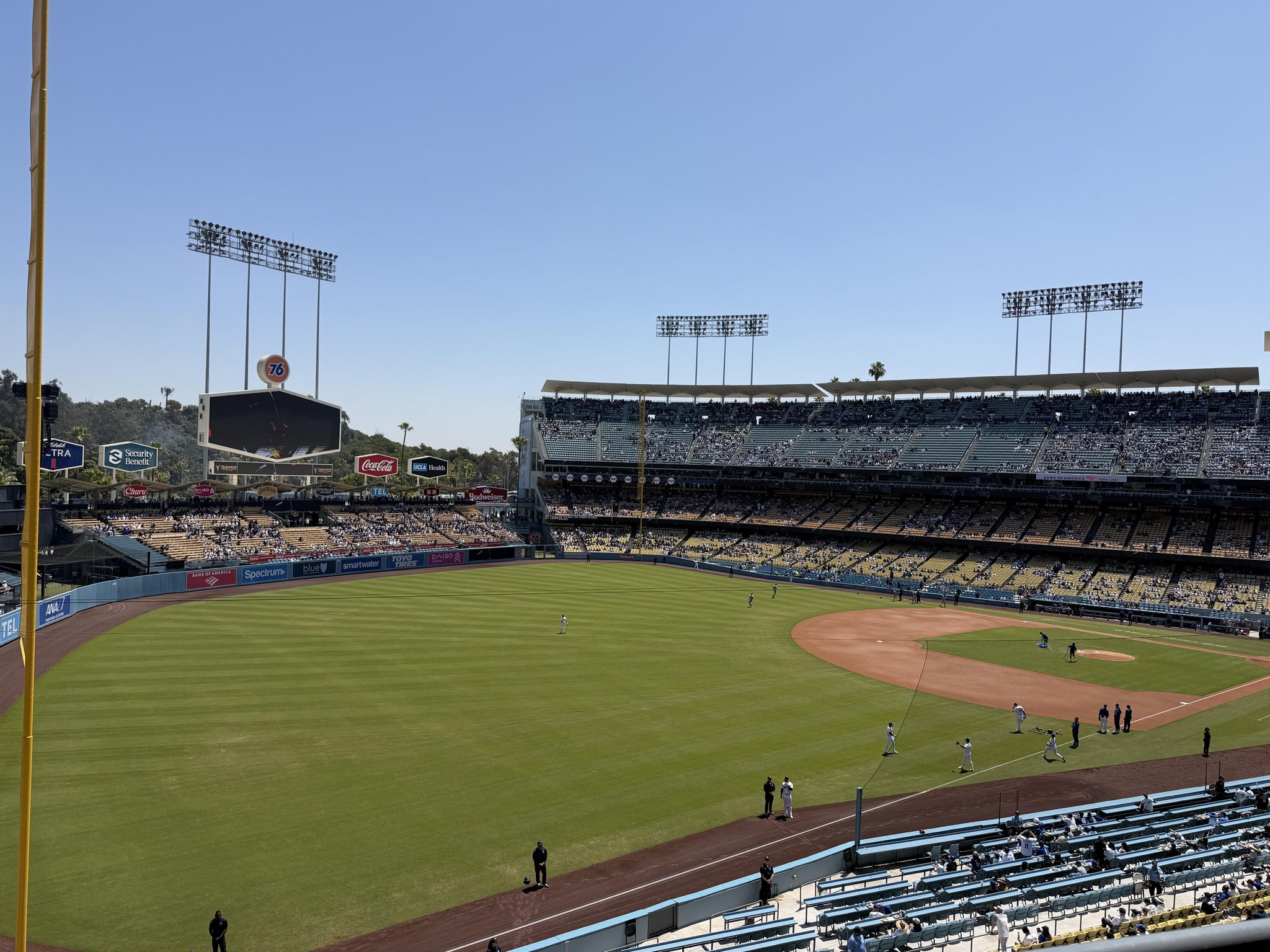 Real Fan View taken from Section 245 CL at UNIQLO Field at Dodger Stadium by Keegan H