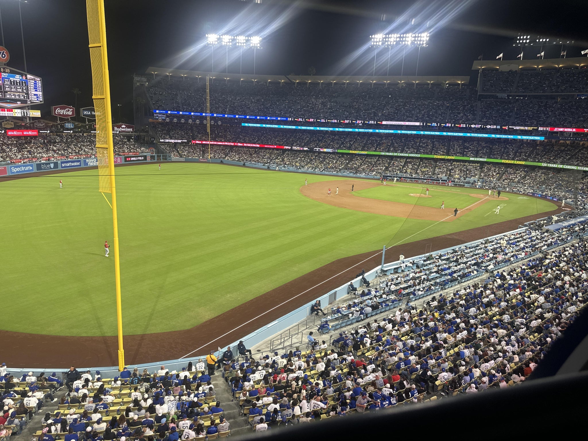 Real Fan View taken from Section 249 CL at UNIQLO Field at Dodger Stadium by Anonymous User
