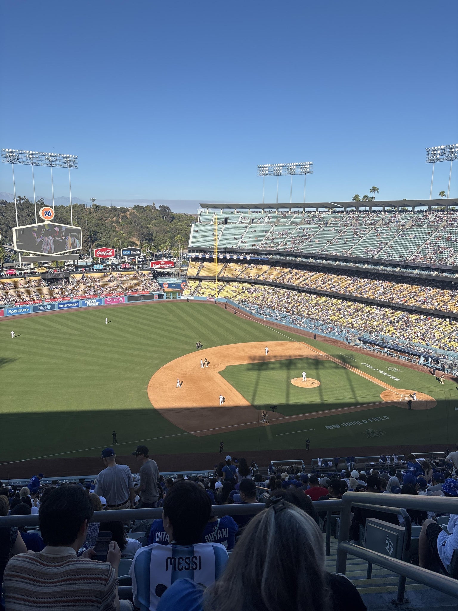 Real Fan View taken from Section 25 RS at UNIQLO Field at Dodger Stadium by Joanna C