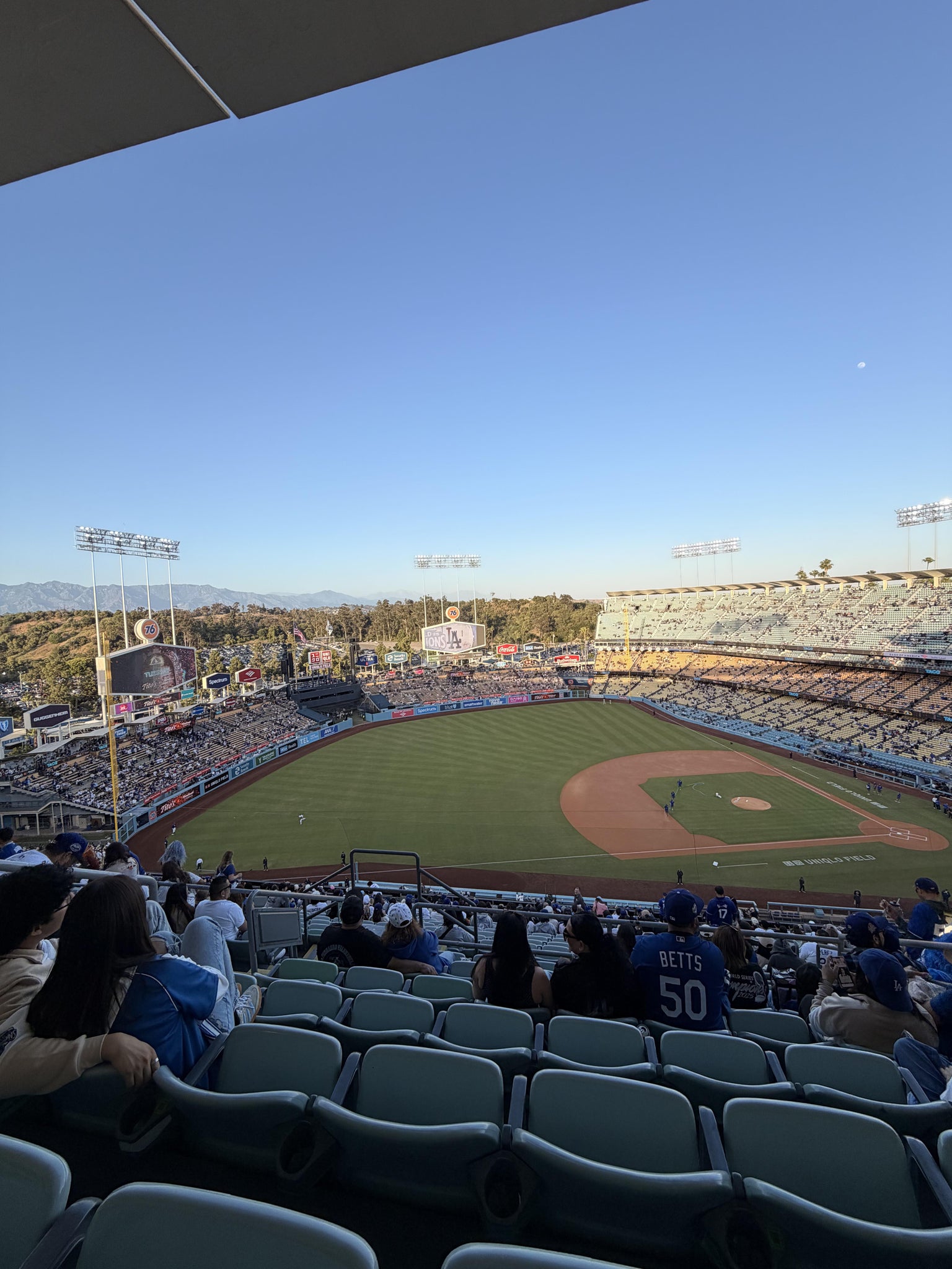 Real Fan View taken from Section 25 RS at UNIQLO Field at Dodger Stadium by Tyler M