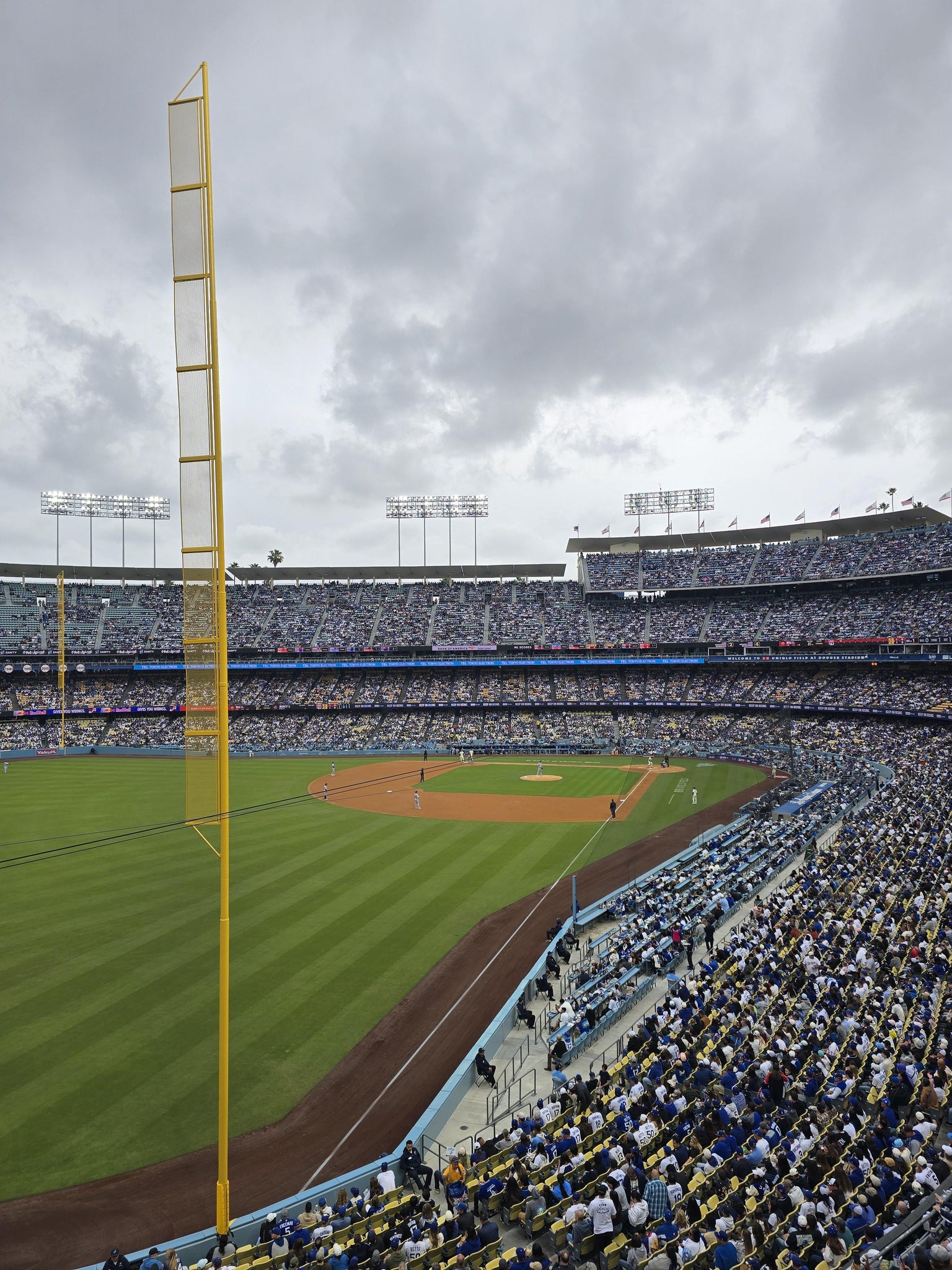 Real Fan View taken from Section 253 CL at UNIQLO Field at Dodger Stadium by Danilo D
