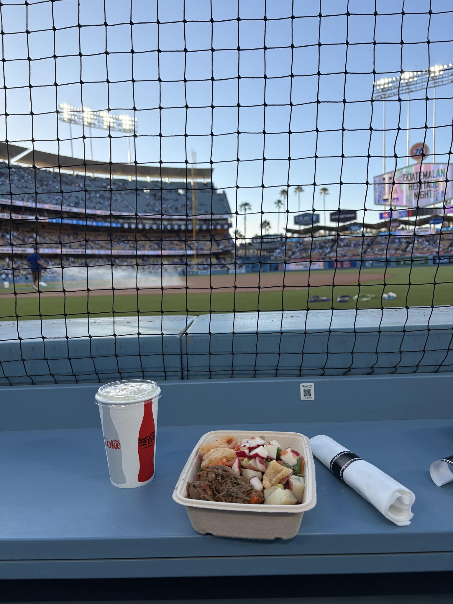 Real Fan View taken from Section 26 BL at UNIQLO Field at Dodger Stadium by Roman M