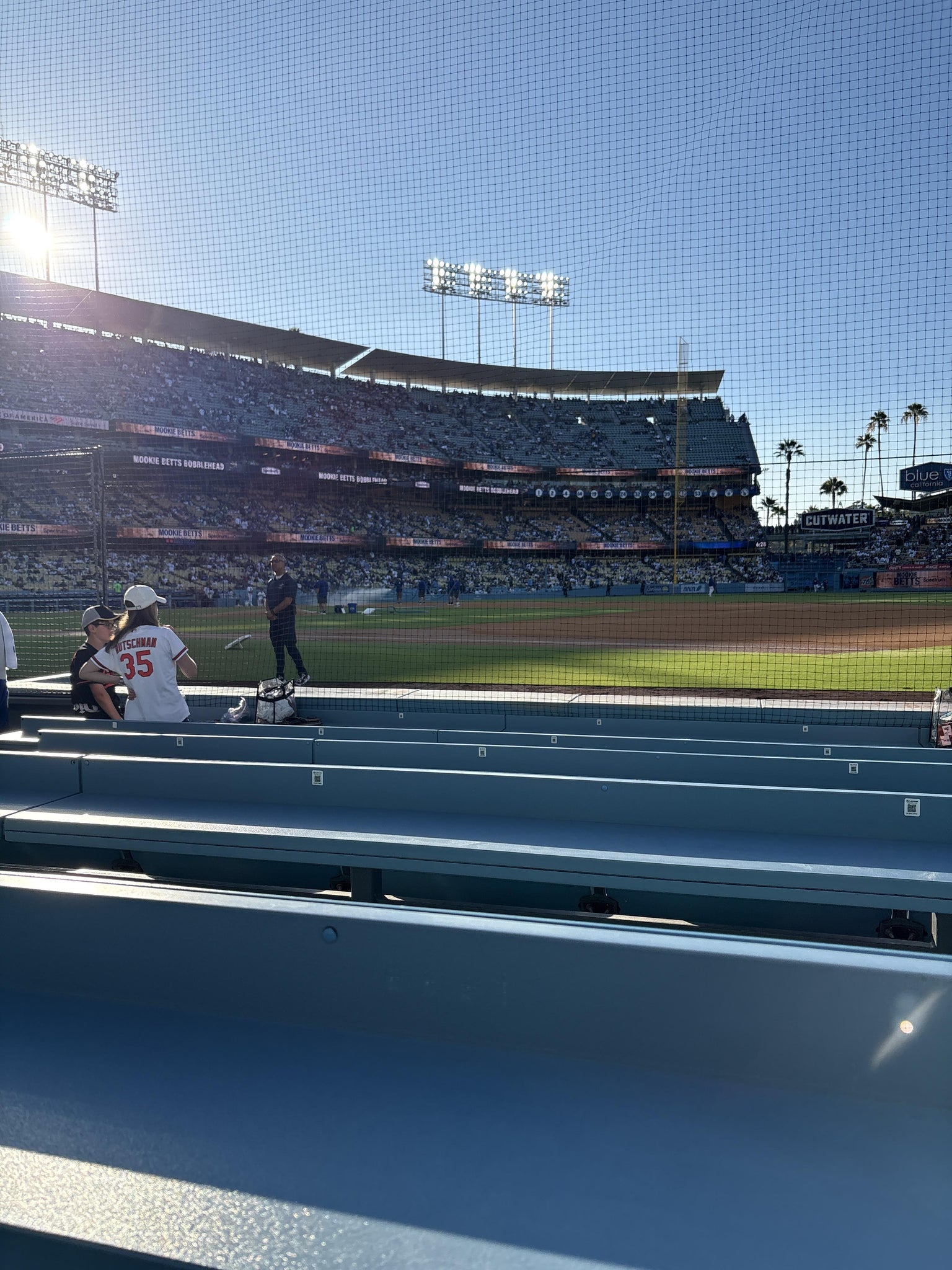 Real Fan View taken from Section 26 BL at UNIQLO Field at Dodger Stadium by Renee S