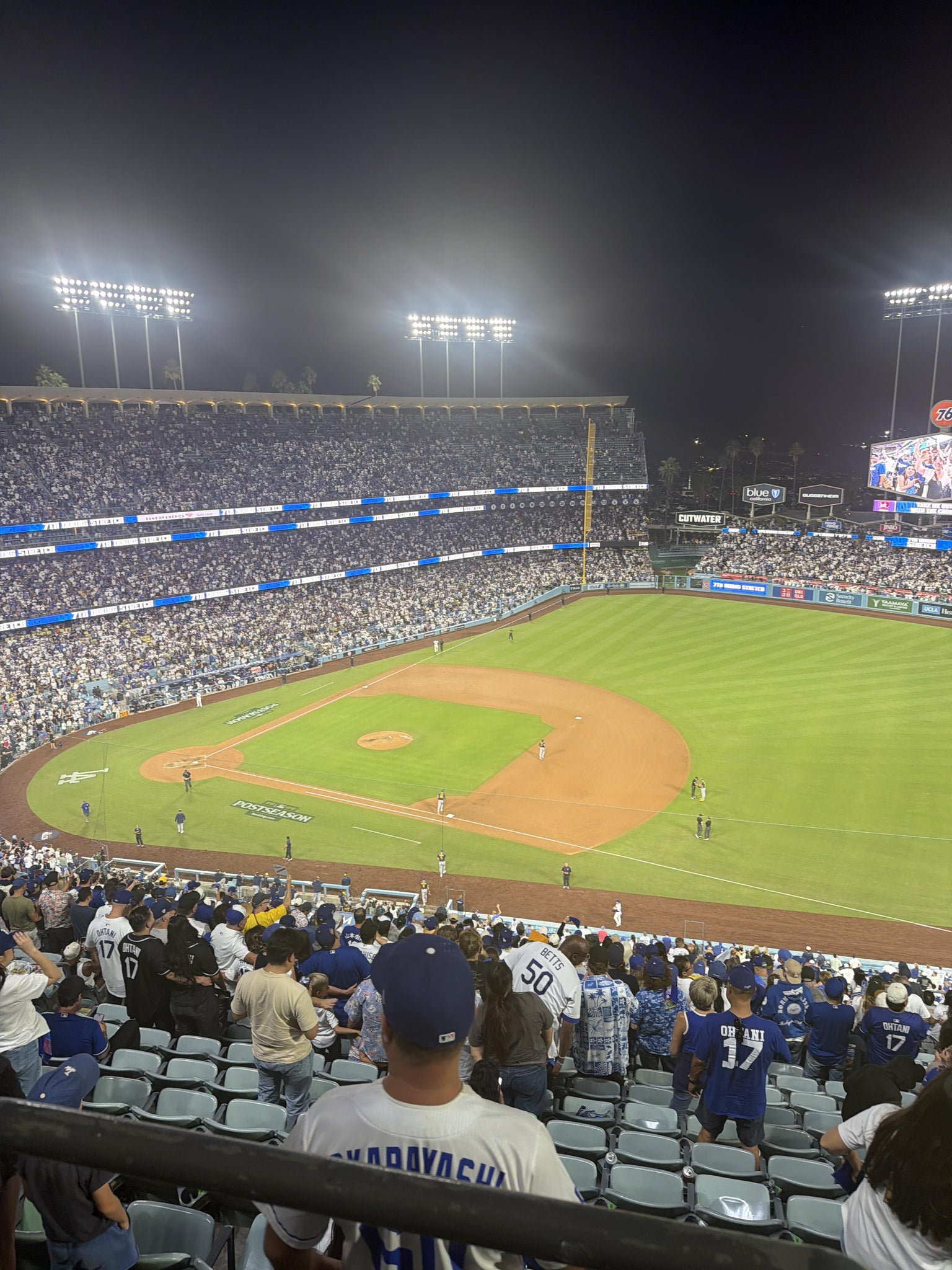 Real Fan View taken from Section 26 RS at UNIQLO Field at Dodger Stadium by Eddie C