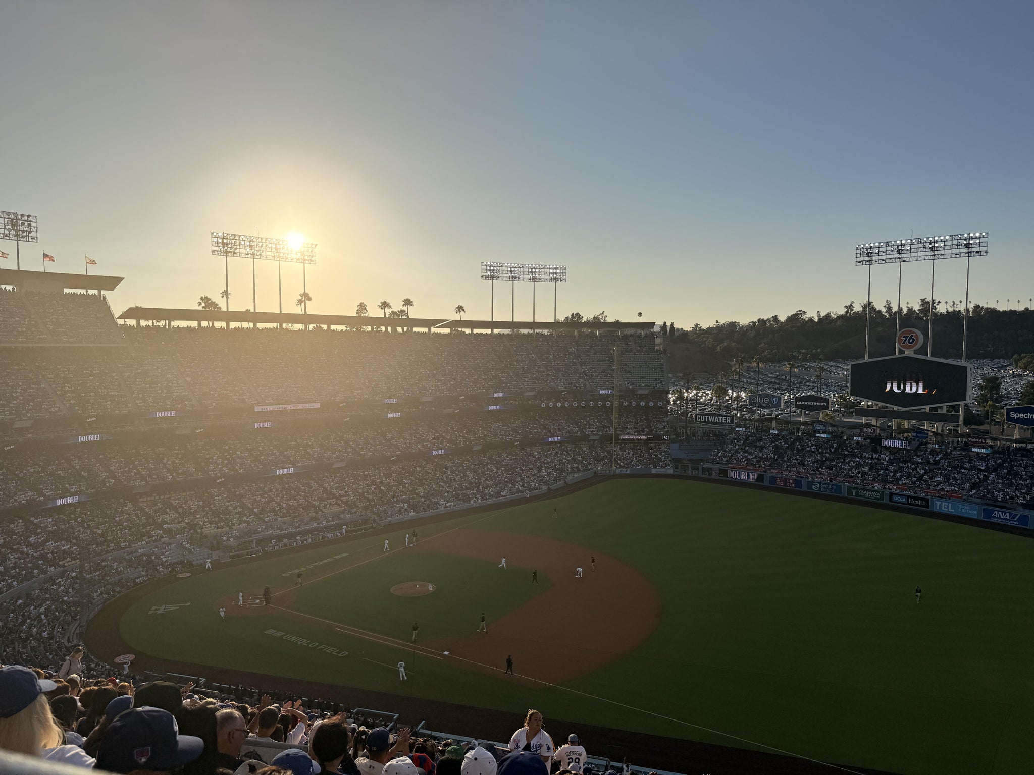 Real Fan View taken from Section 26 RS at UNIQLO Field at Dodger Stadium by Andrea R