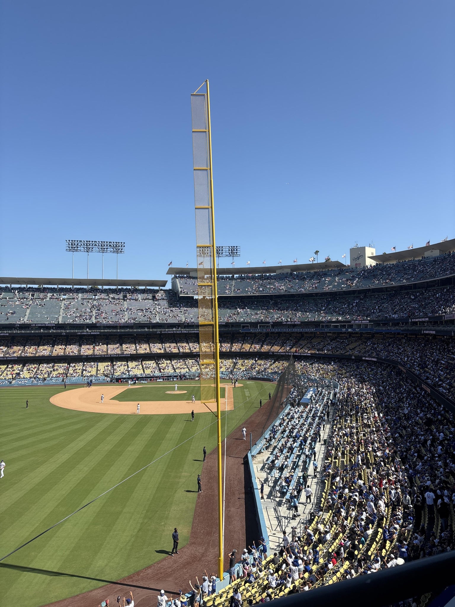 Real Fan View taken from Section 261 CL at UNIQLO Field at Dodger Stadium by Stephanie K
