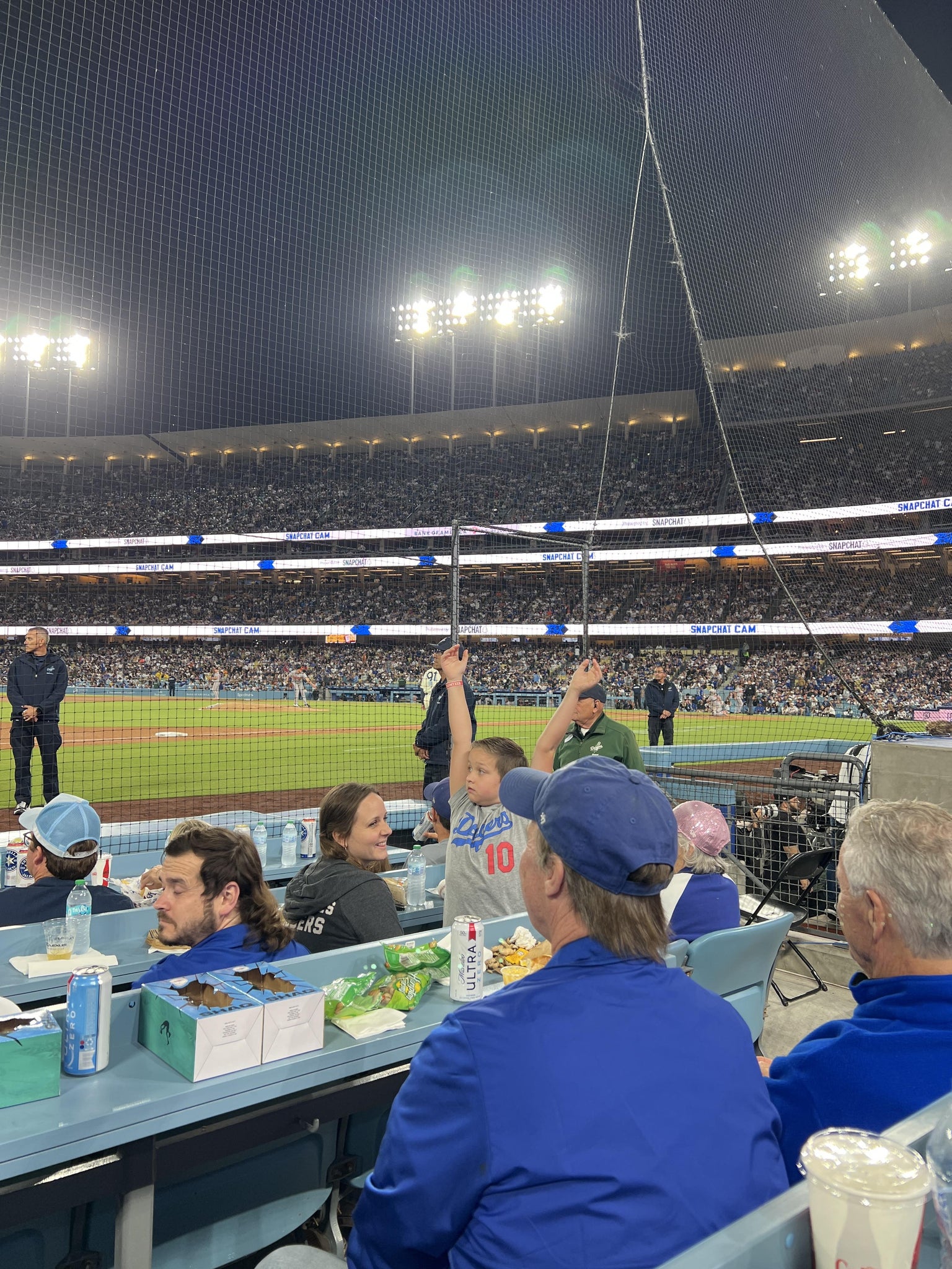 Real Fan View taken from Section 27 BL at UNIQLO Field at Dodger Stadium by Justin M
