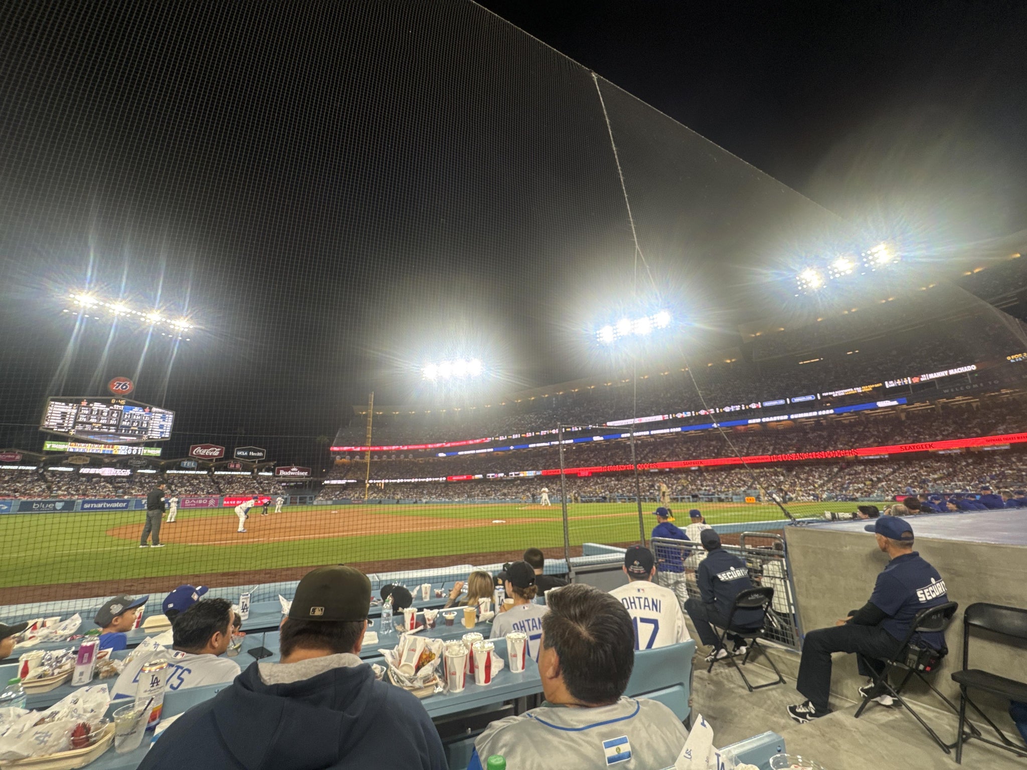 Real Fan View taken from Section 27 BL at UNIQLO Field at Dodger Stadium by Carlos G