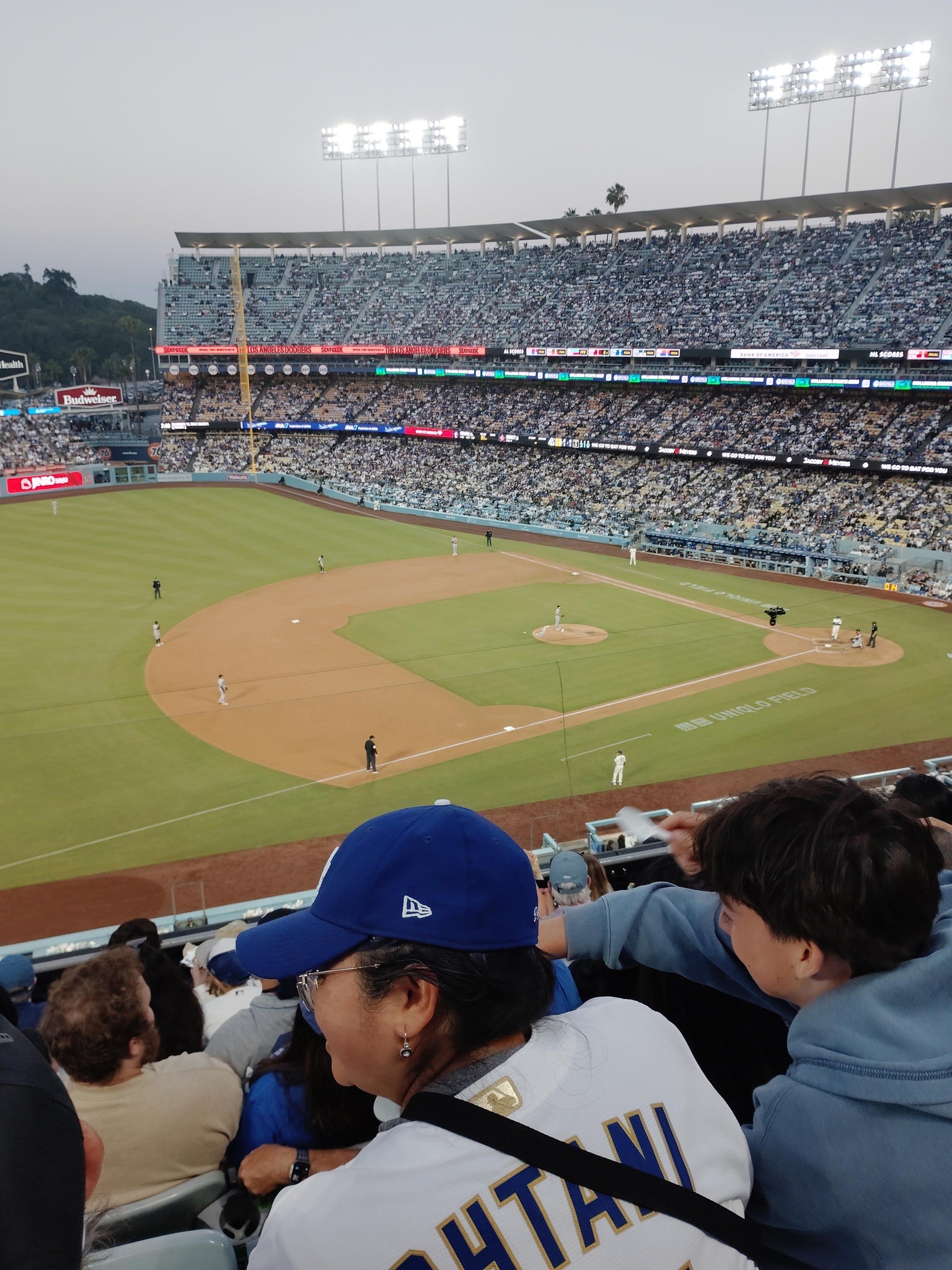 Real Fan View taken from Section 27 RS at UNIQLO Field at Dodger Stadium by Daniella U