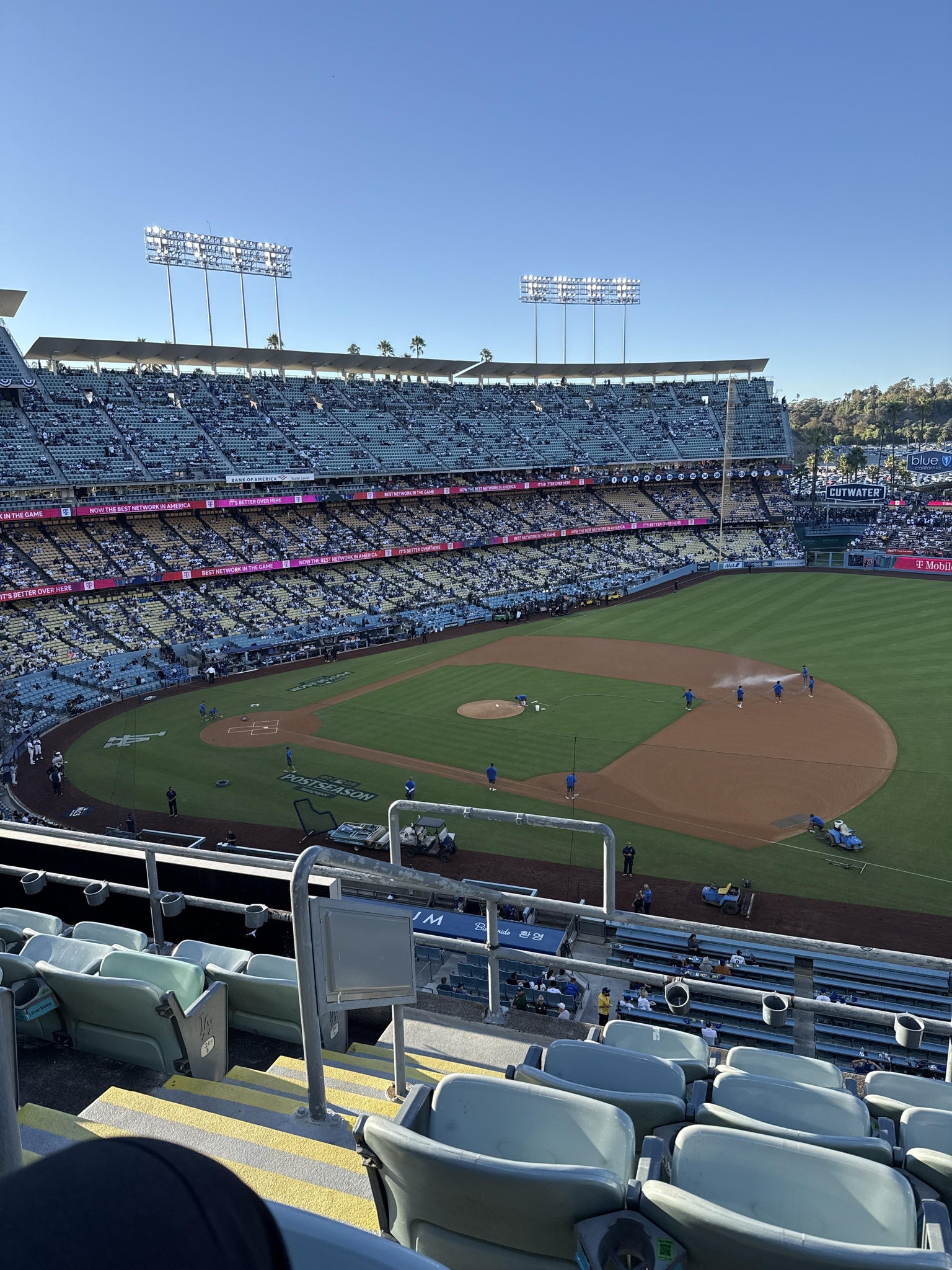 Real Fan View taken from Section 28 RS at UNIQLO Field at Dodger Stadium by Melissa G