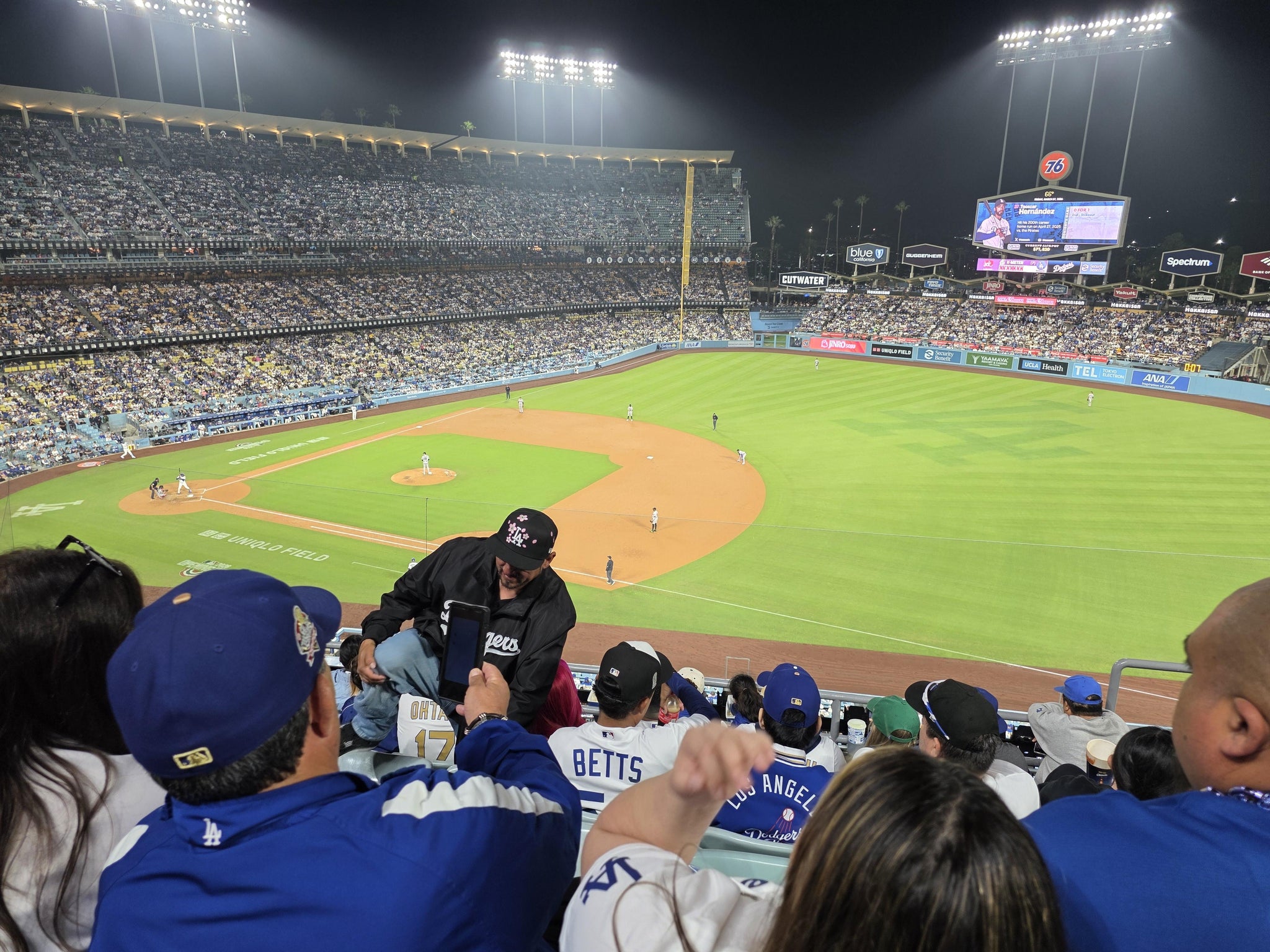 Real Fan View taken from Section 28 RS at UNIQLO Field at Dodger Stadium by Billy B