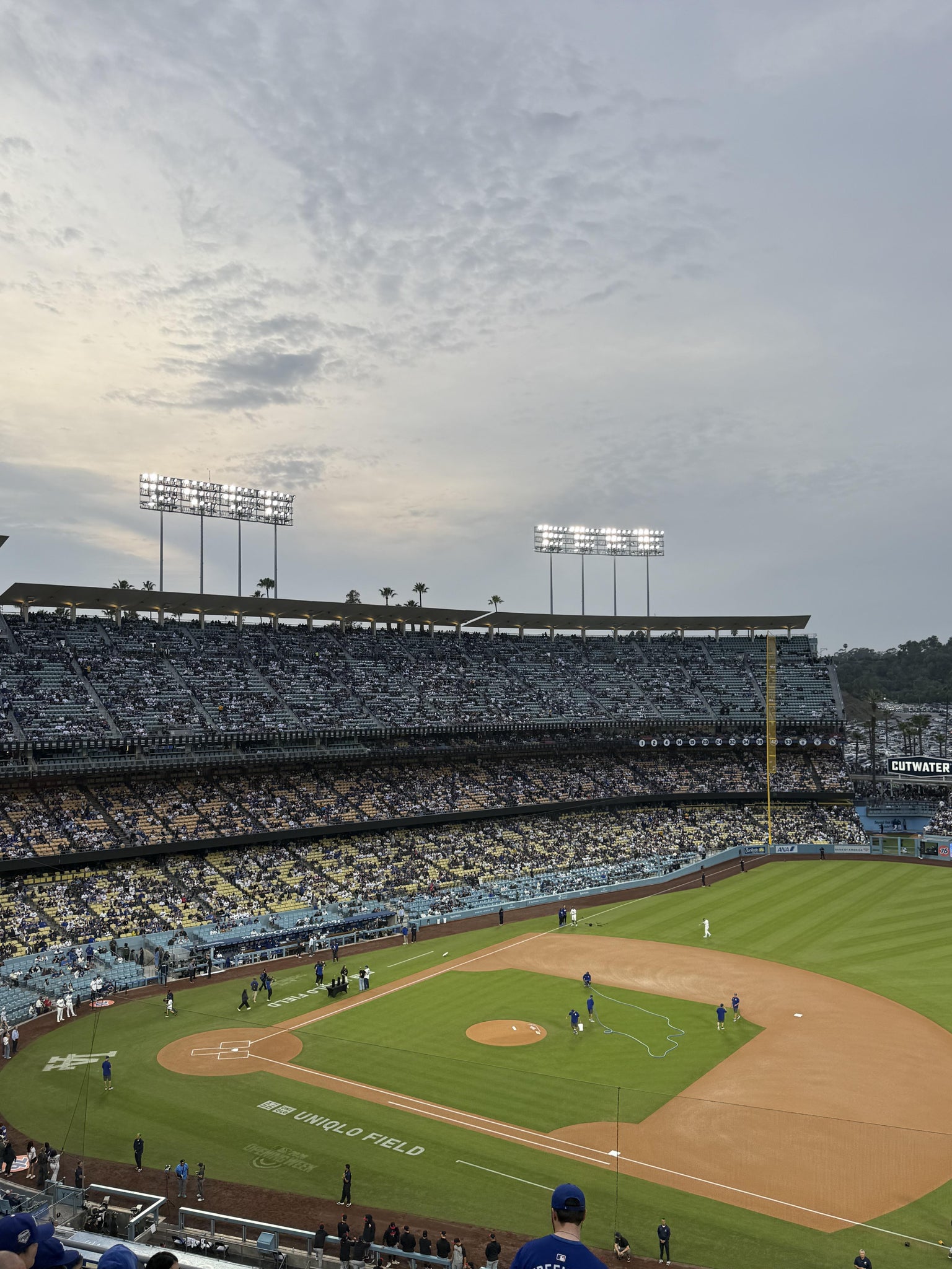 Real Fan View taken from Section 28 RS at UNIQLO Field at Dodger Stadium by Xiomara E