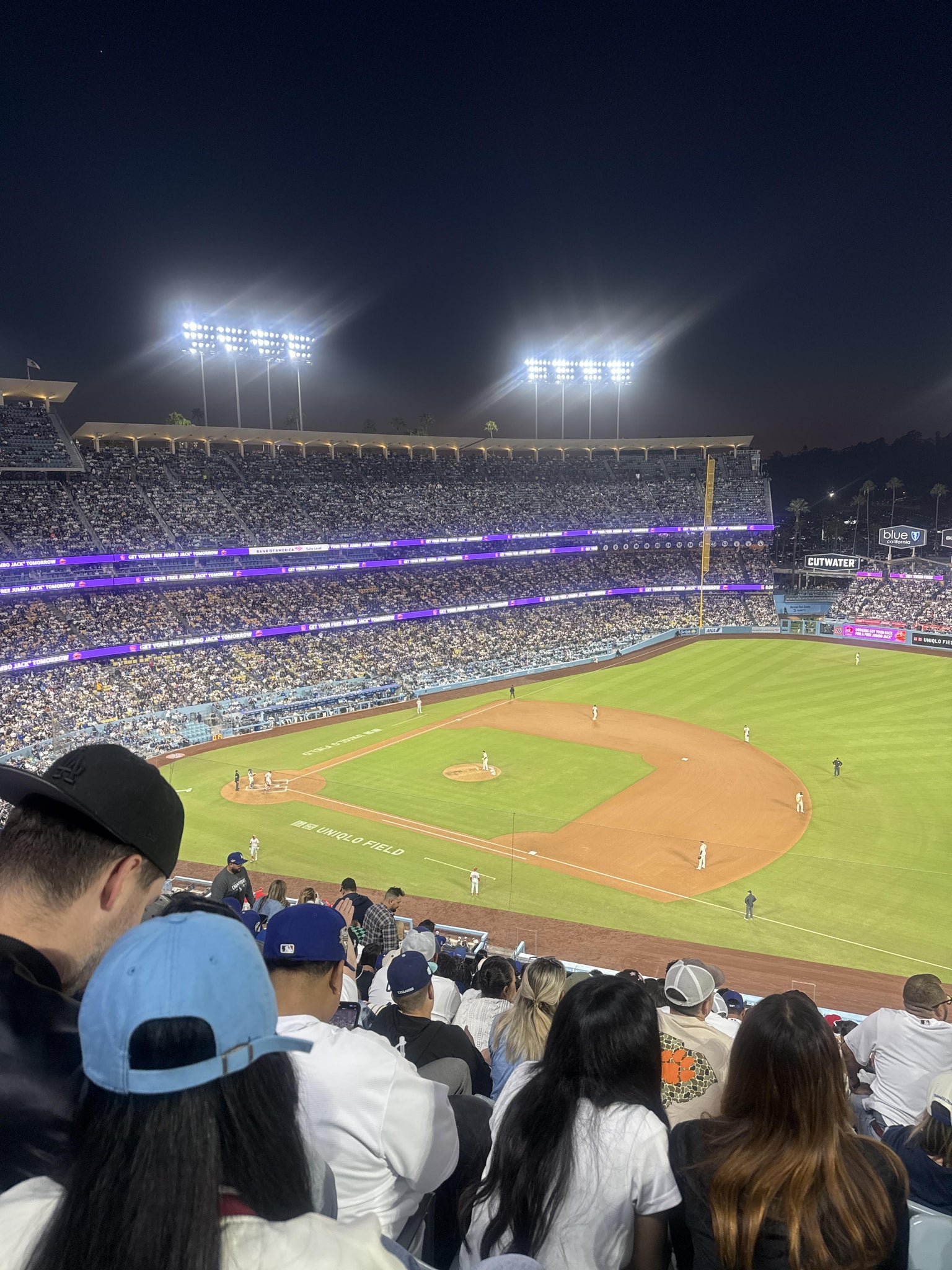 Real Fan View taken from Section 28 RS at UNIQLO Field at Dodger Stadium by Lucy V