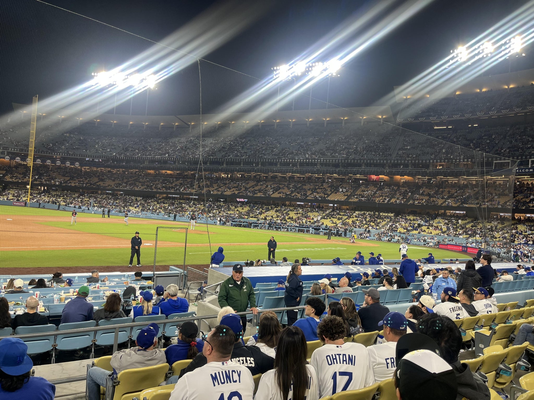 Real Fan View taken from Section 29 FD at UNIQLO Field at Dodger Stadium by Scott W
