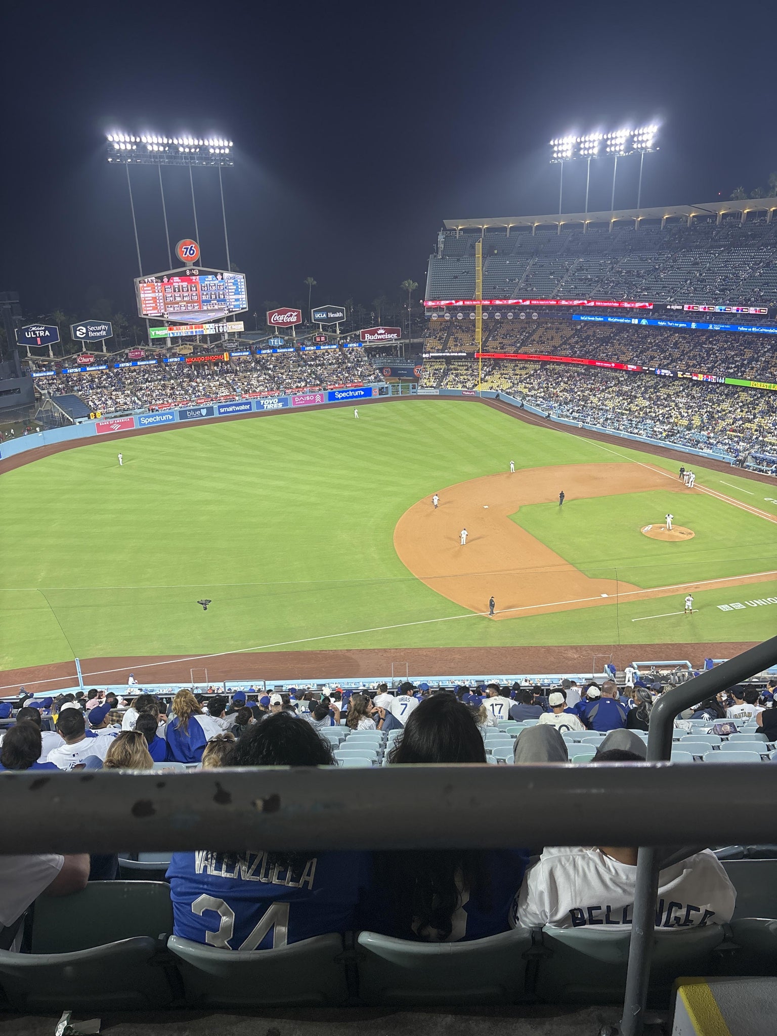 Real Fan View taken from Section 29 RS at UNIQLO Field at Dodger Stadium by Jolena G